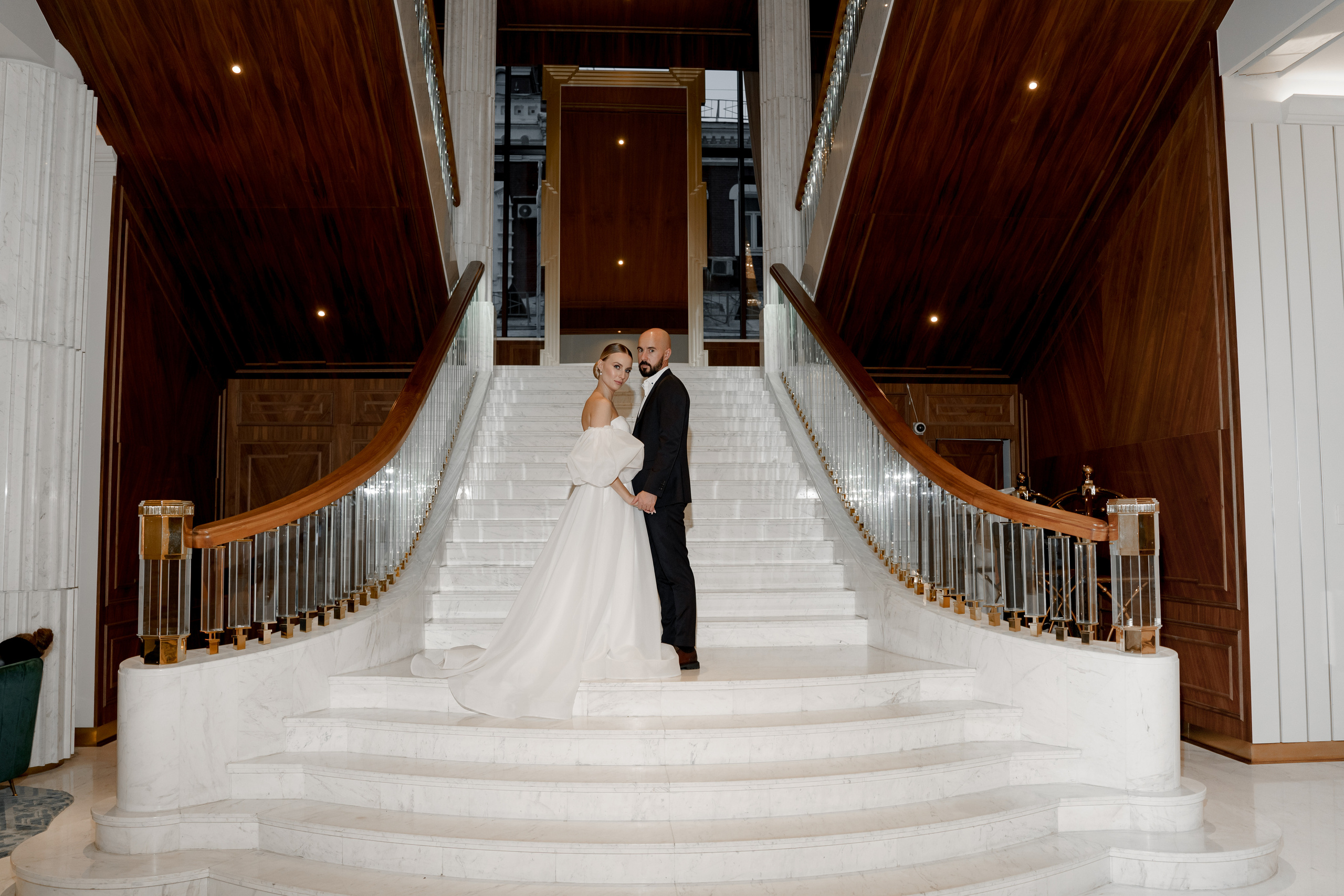 Марриот и грибоедовский загс. Свадебный фотограф Губина Марина