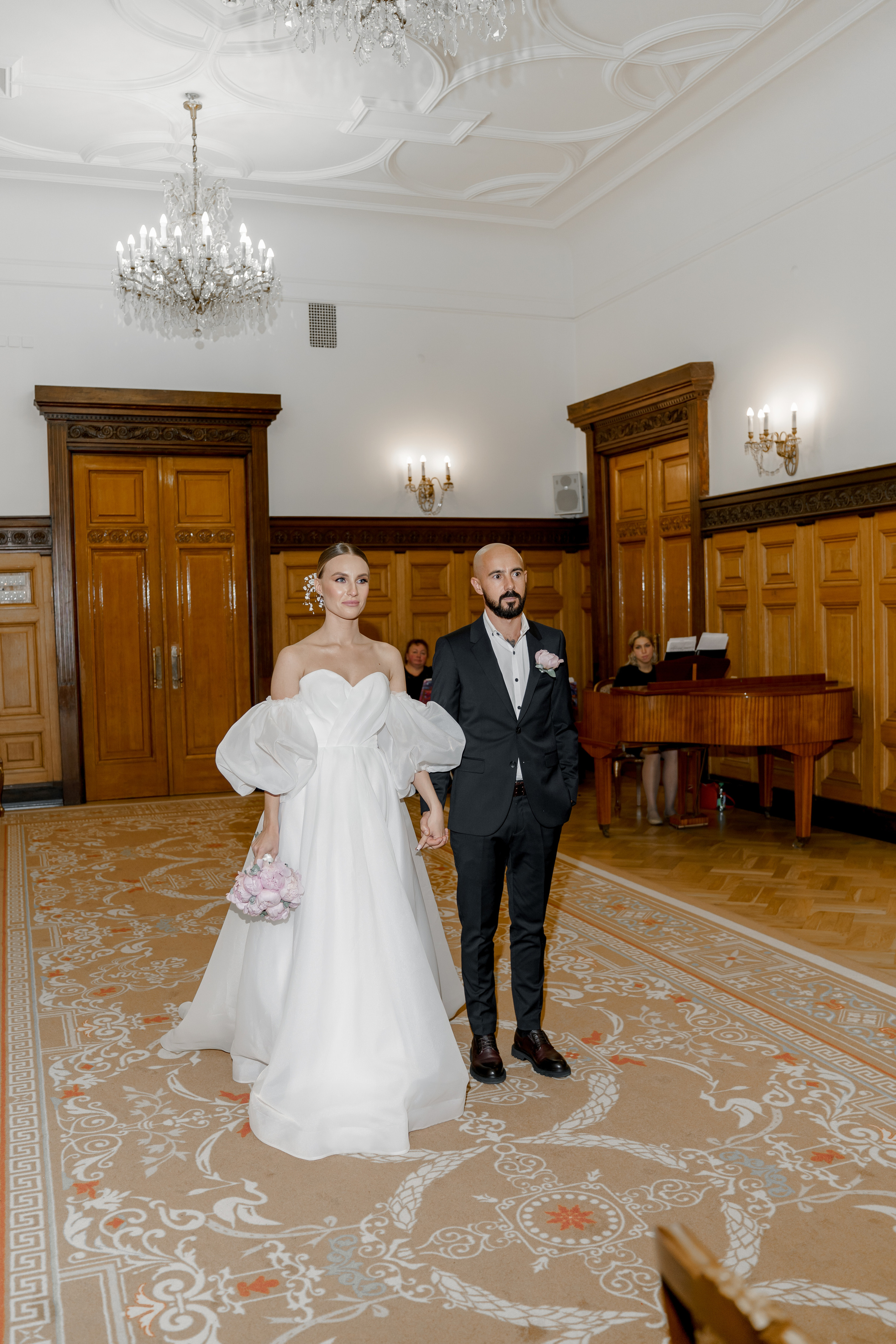 Марриот и грибоедовский загс. Свадебный фотограф Губина Марина