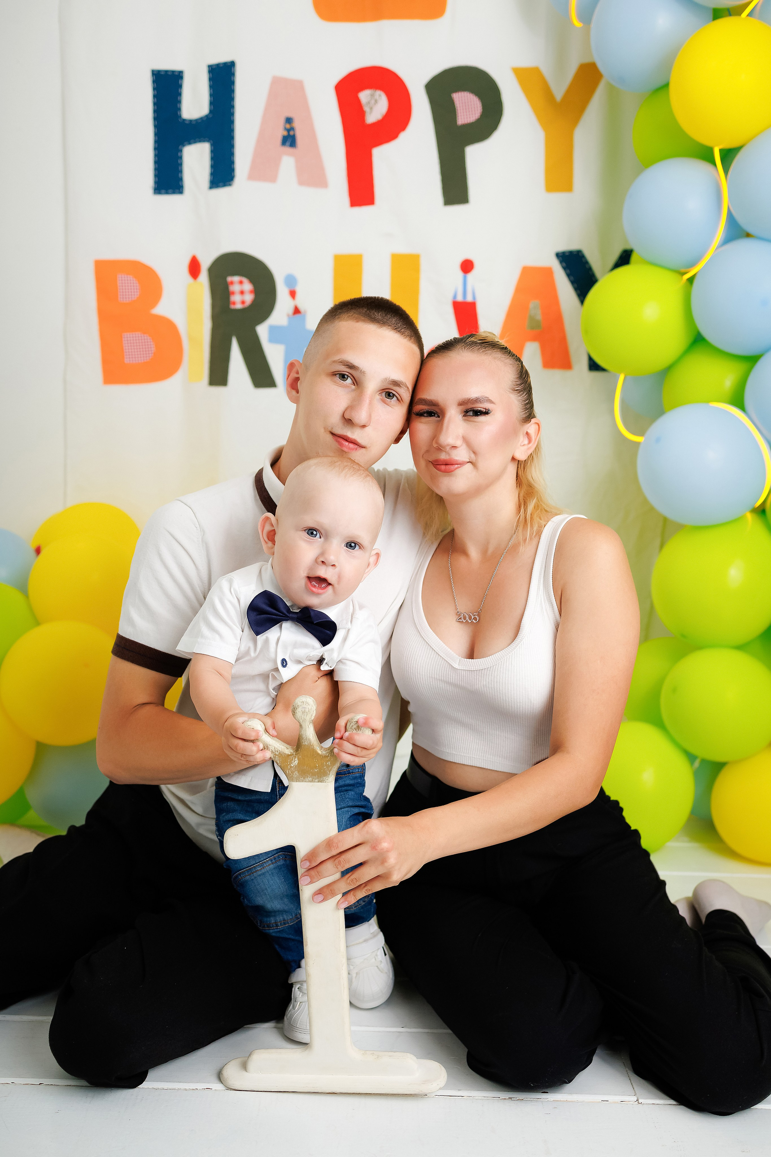 Давиду 1 годик. Фотограф новорожденный малышей Новосибирск