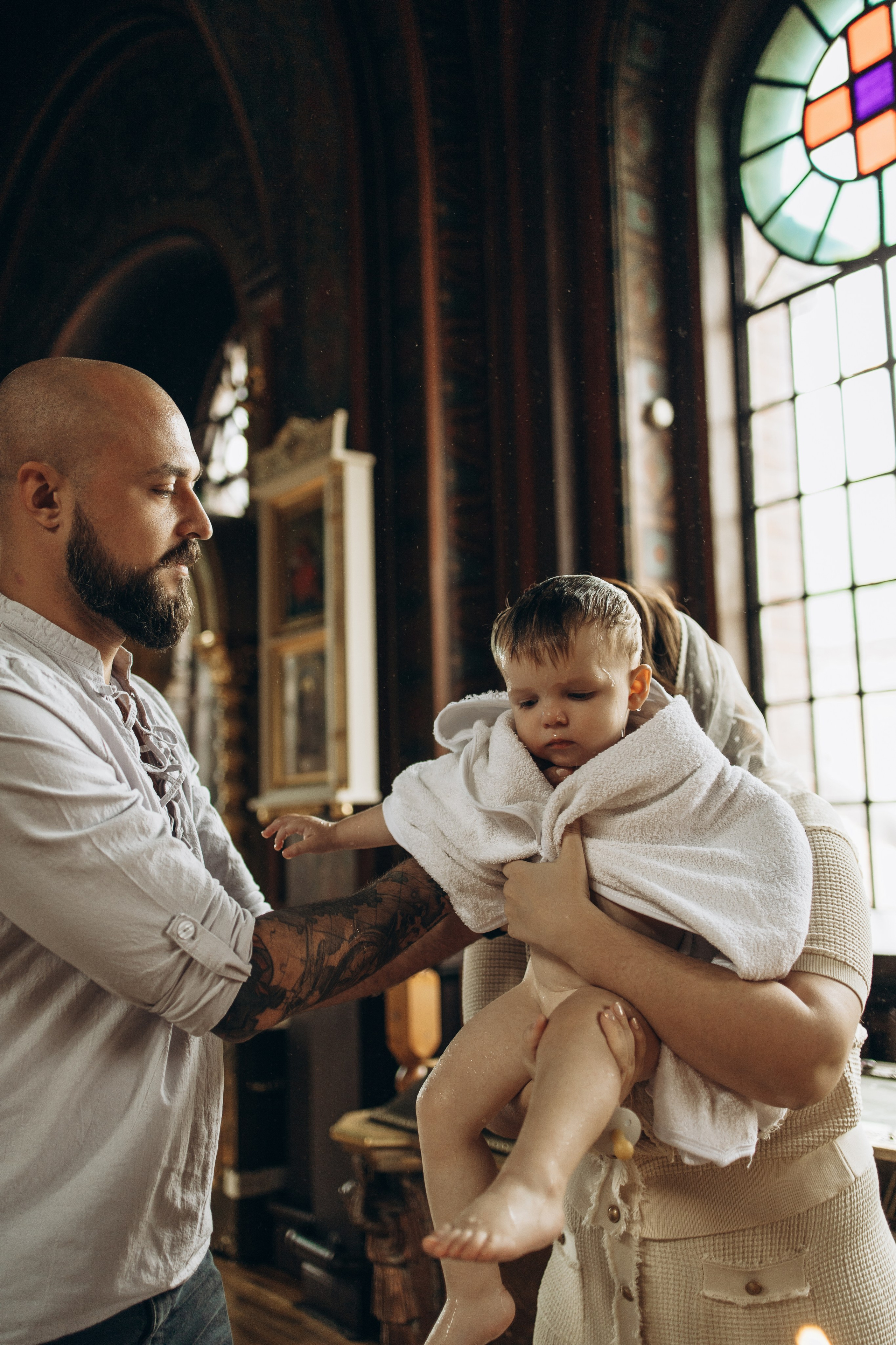 Таинство крещения Матвея. Самый теплый фотограф в Краснодаре Рябоконь Ксения