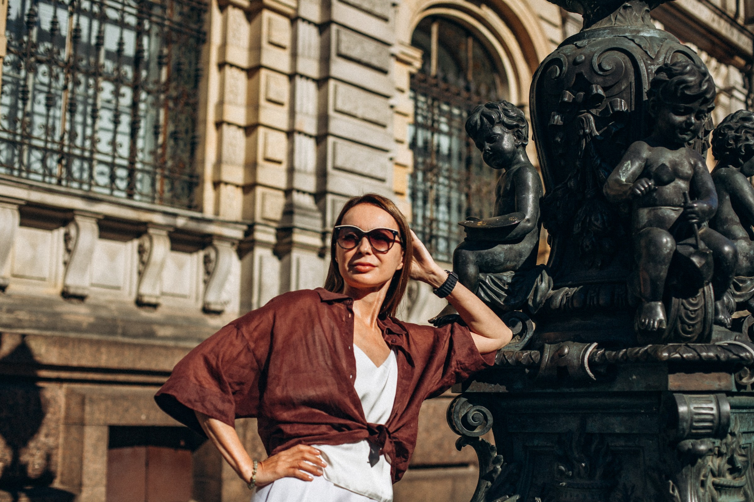 Татьяна в июне. Фотопрогулка в Петербурге. Индивидуальный и семейный фотограф в Санкт-Петербурге