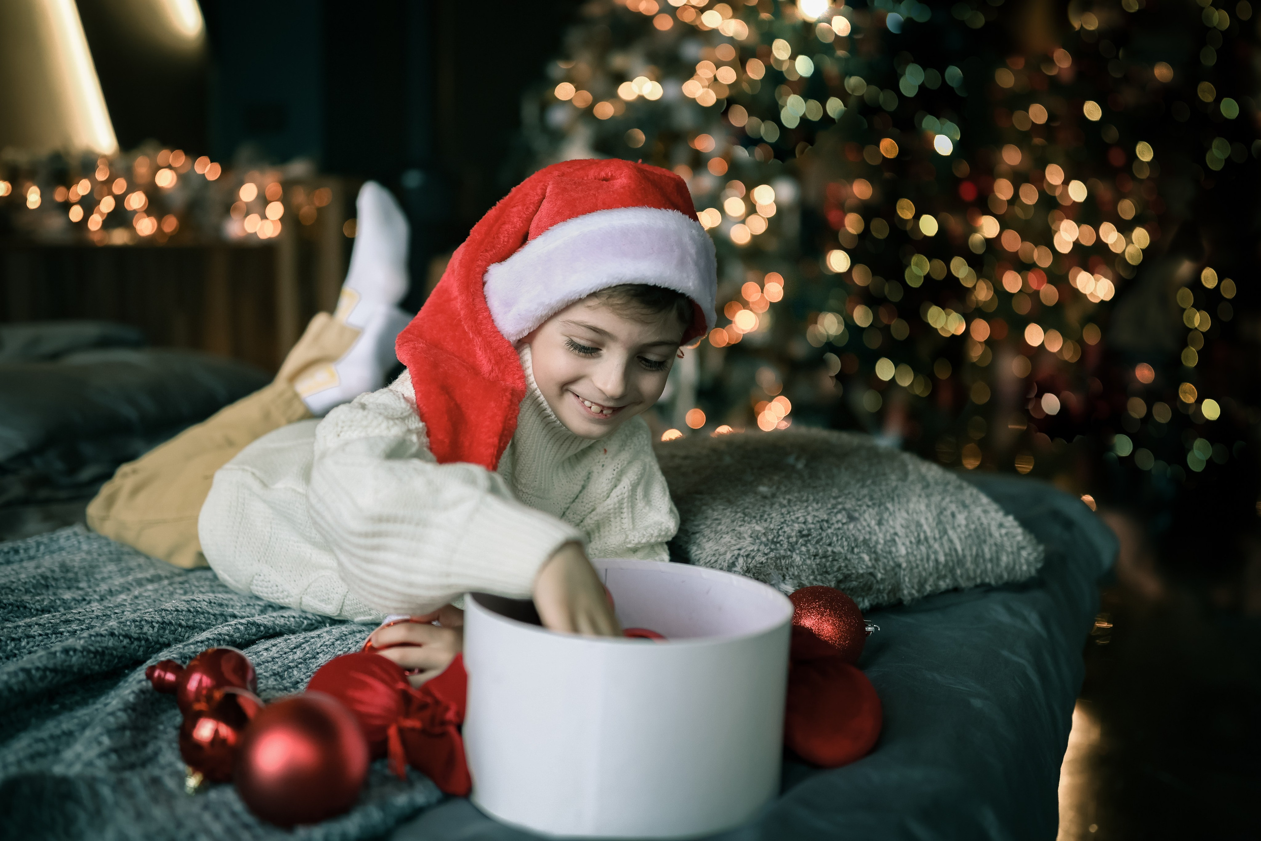 Новогодние фотосессии в студии и дома. Профессиональный фотограф в Москве, Подмосковье