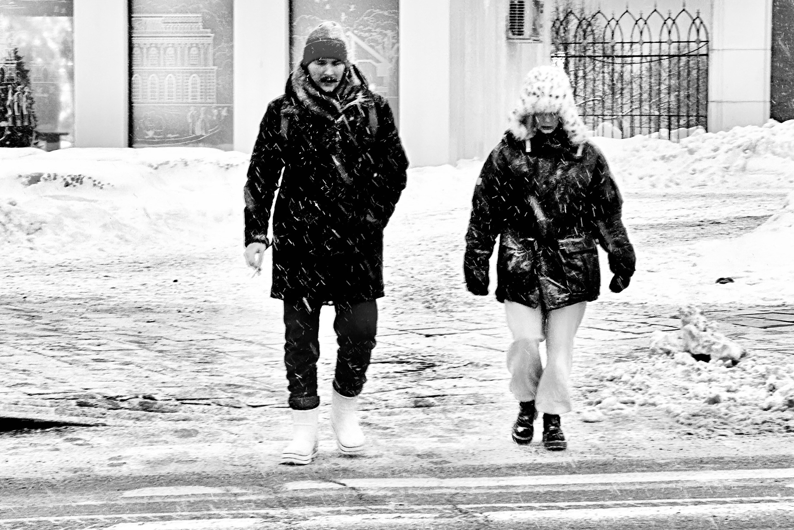Чёрно-белая зима 25-26. Фотосессии и репортаж — Фотограф в Москве — Рина Серёгина