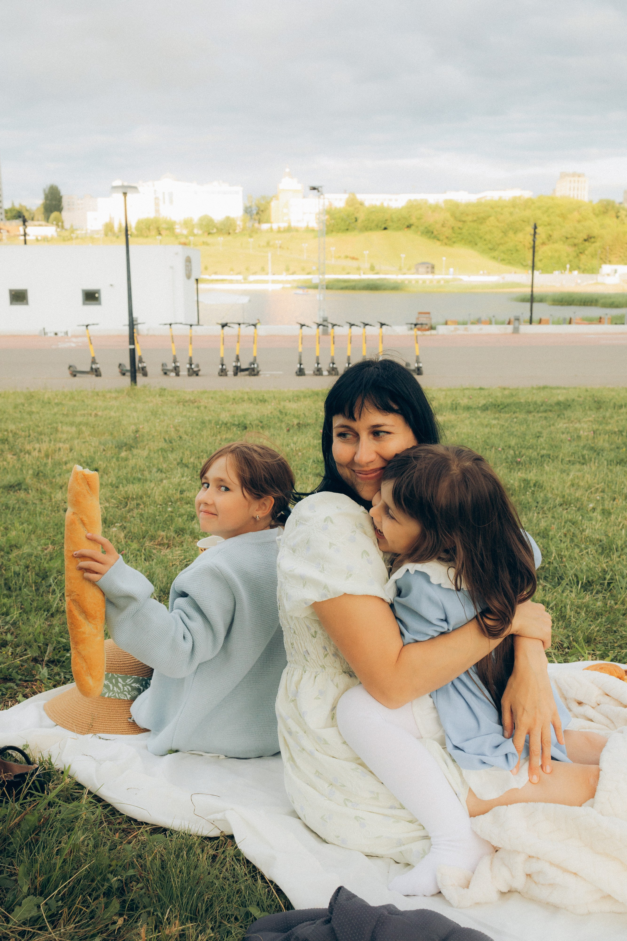 багет на фотосессии