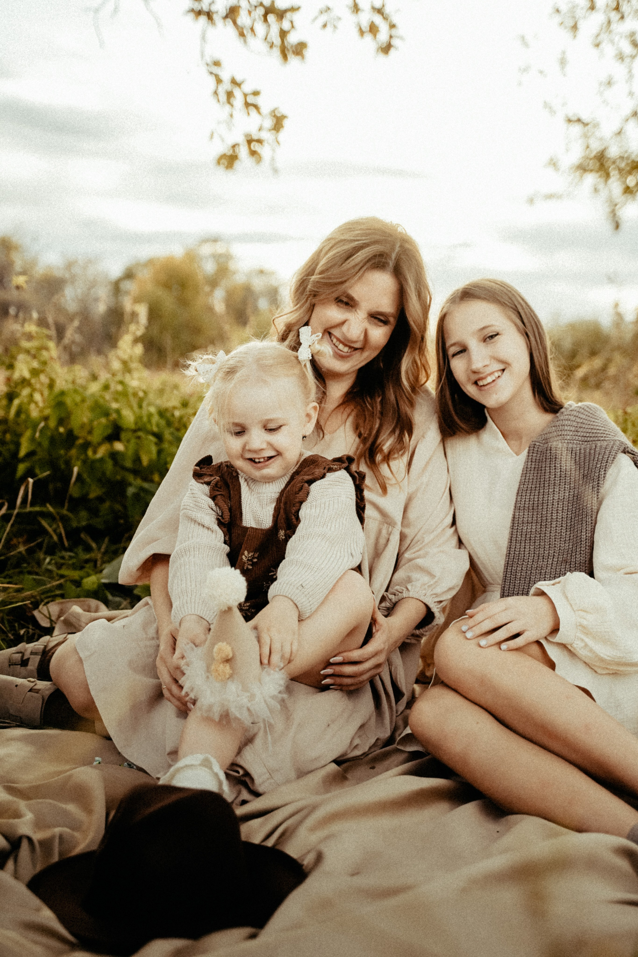 Семья на природе