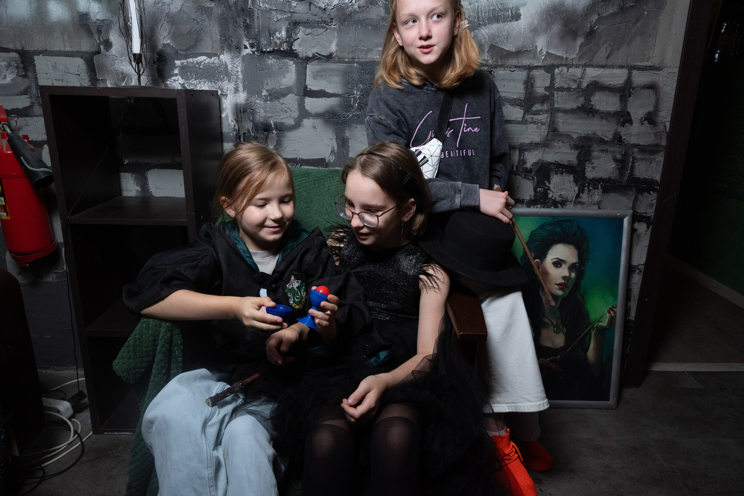 День рождения ребенка в «Подземелье Слизерин». Фотограф мероприятий в Москве