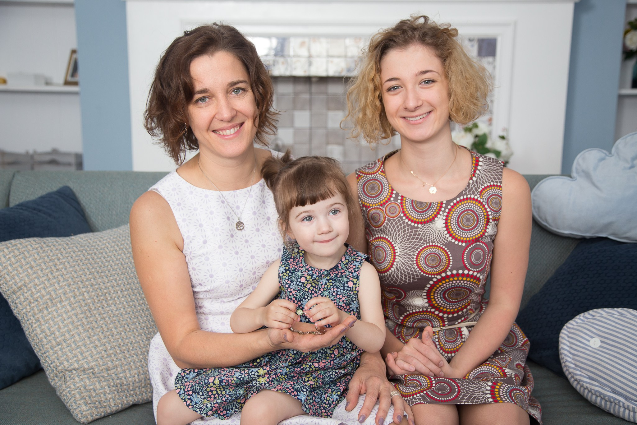 Мама и дочки. Фотограф Анастасия Малеева