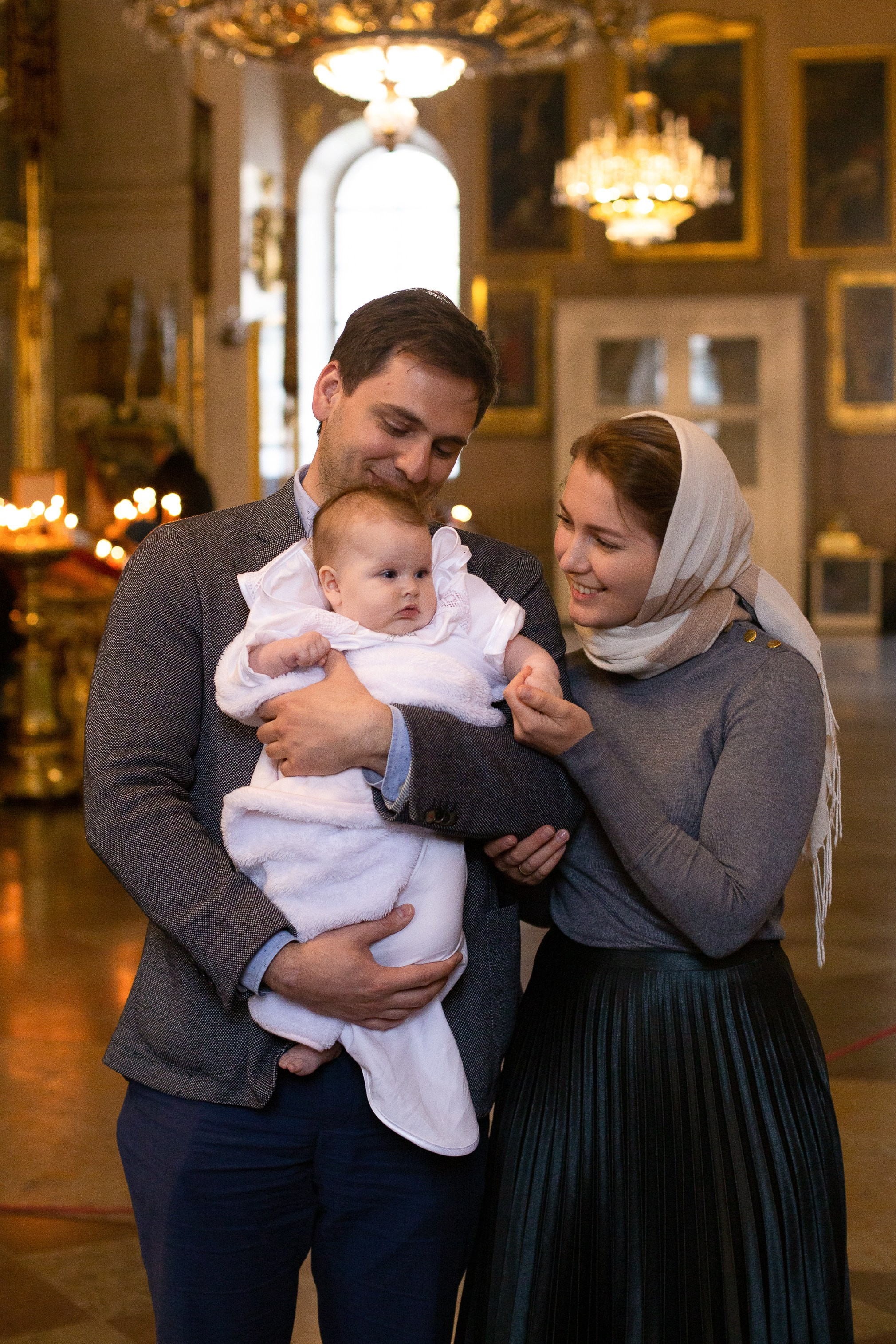 Крещение Ксении в Спасо-Преображенском соборе. Фотограф Анастасия Малеева