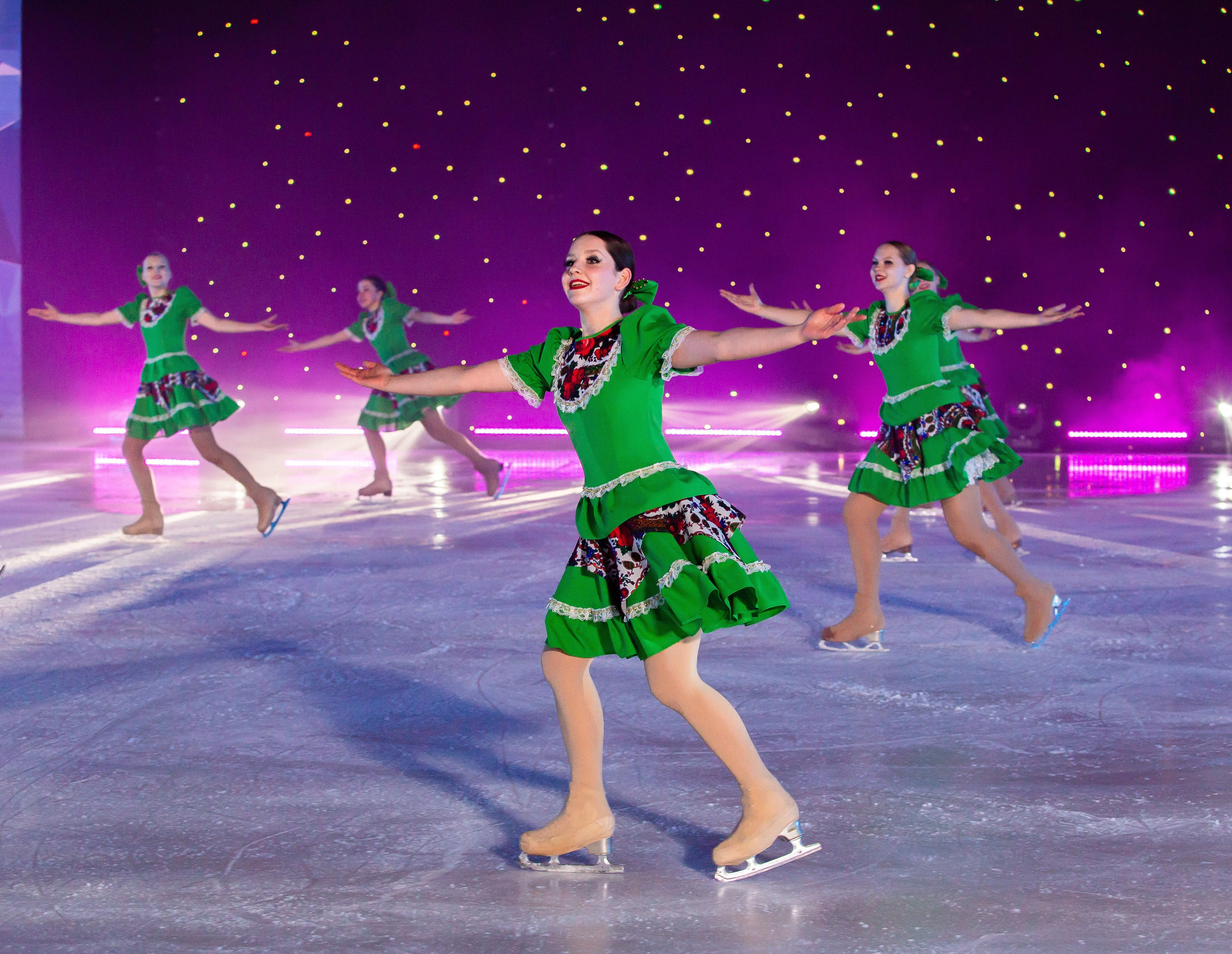 Отчетный концерт. Детский театр на льду «АЛЕКО» 47 сезон. Май 2024 г. Репортажный фотограф в Москве