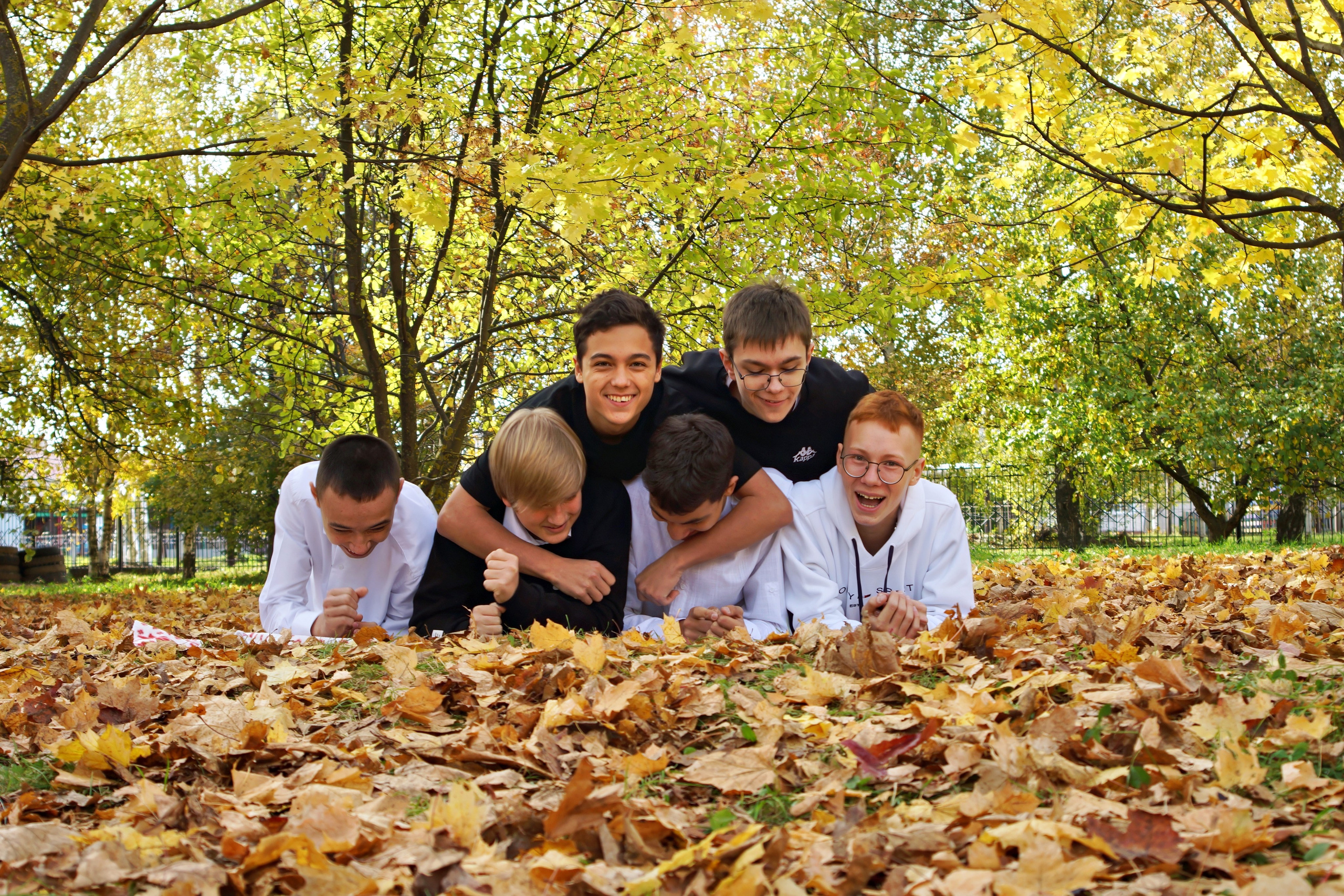 Осенняя фотосессия в школе г. Йошкар-Ола