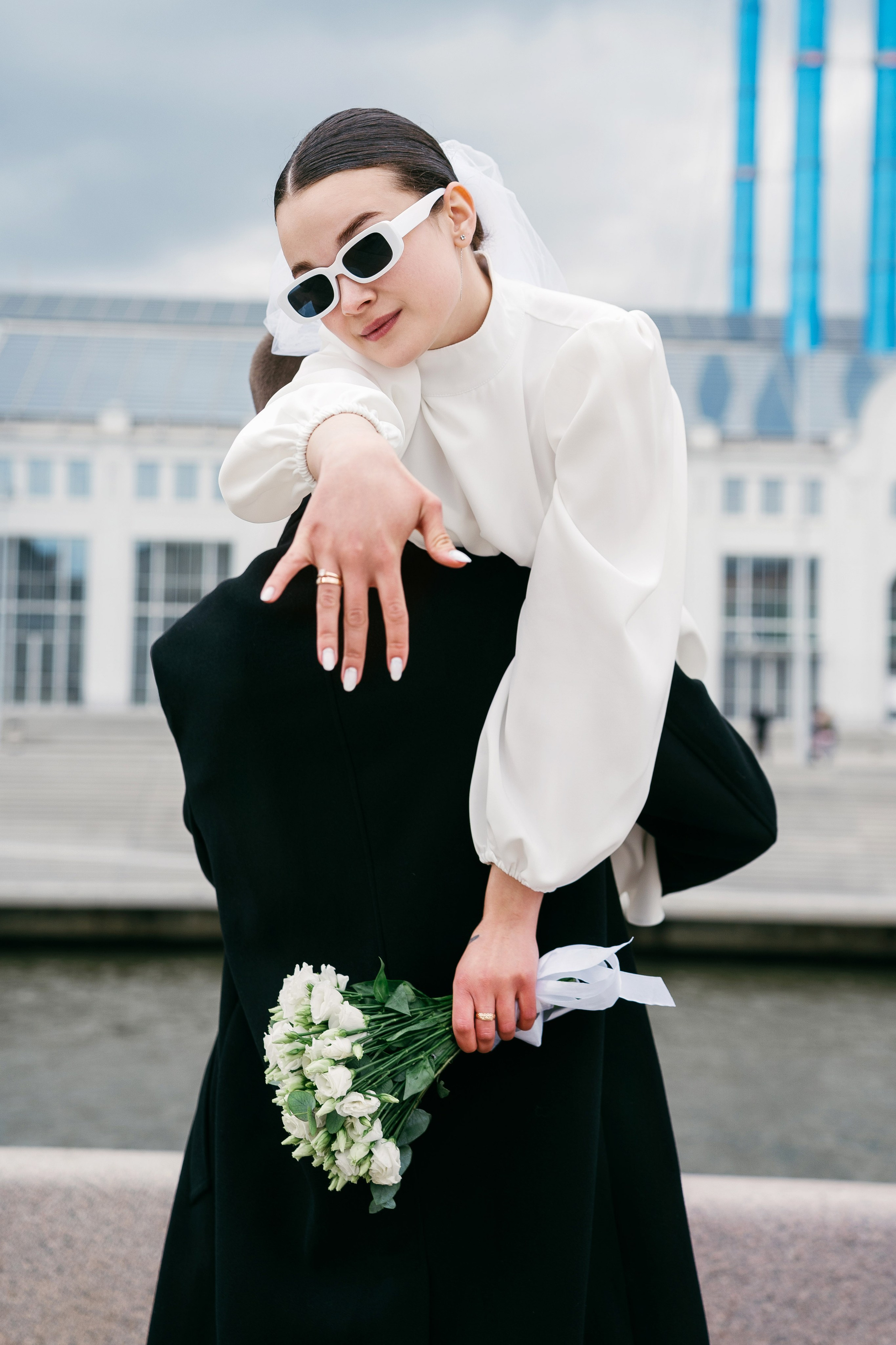 Екатерина и Никита. ЗАГС и прогулка. Фотограф и видеограф в Москве и Московской области Мария Вишня