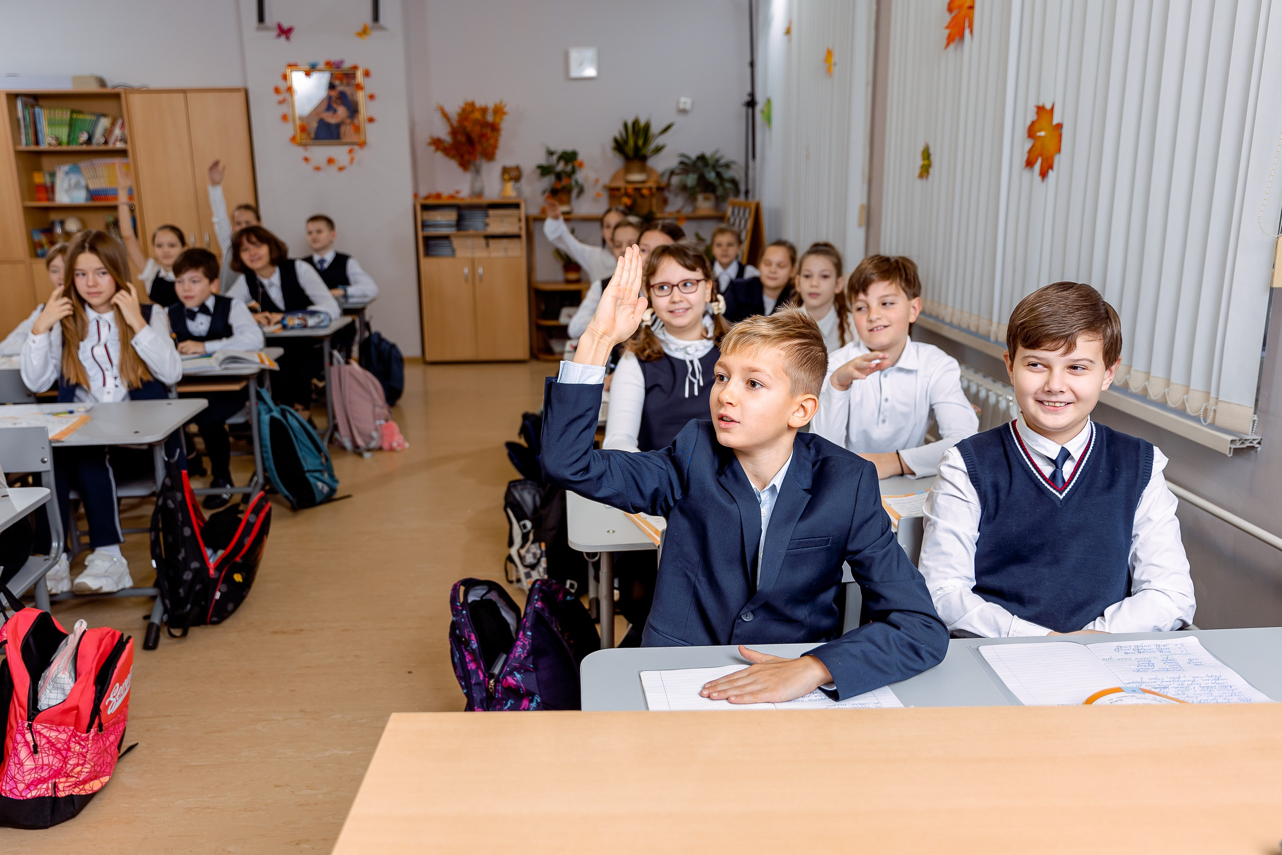 Репортаж на уроках. Семейный и детский фотограф Комина Елена, Власиха, Одинцово