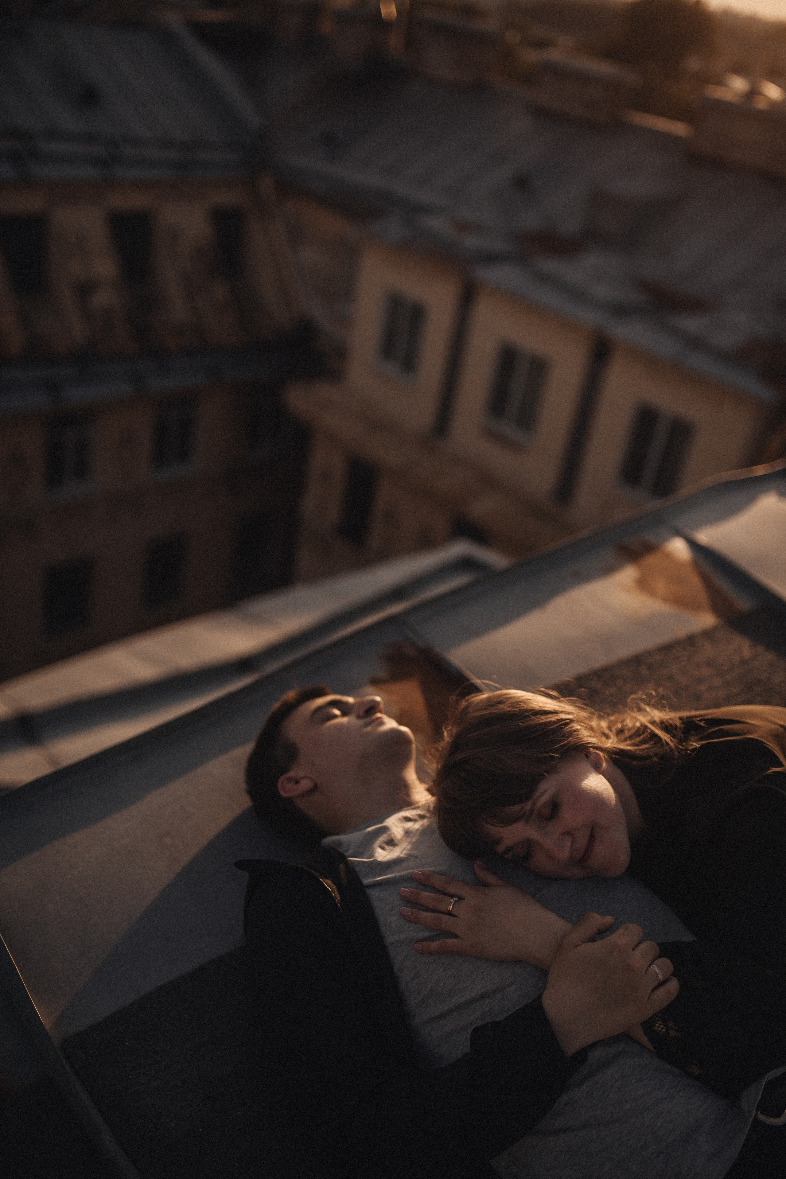 Закат на крыше. Фотограф в Санкт Петербурге Лара Великова