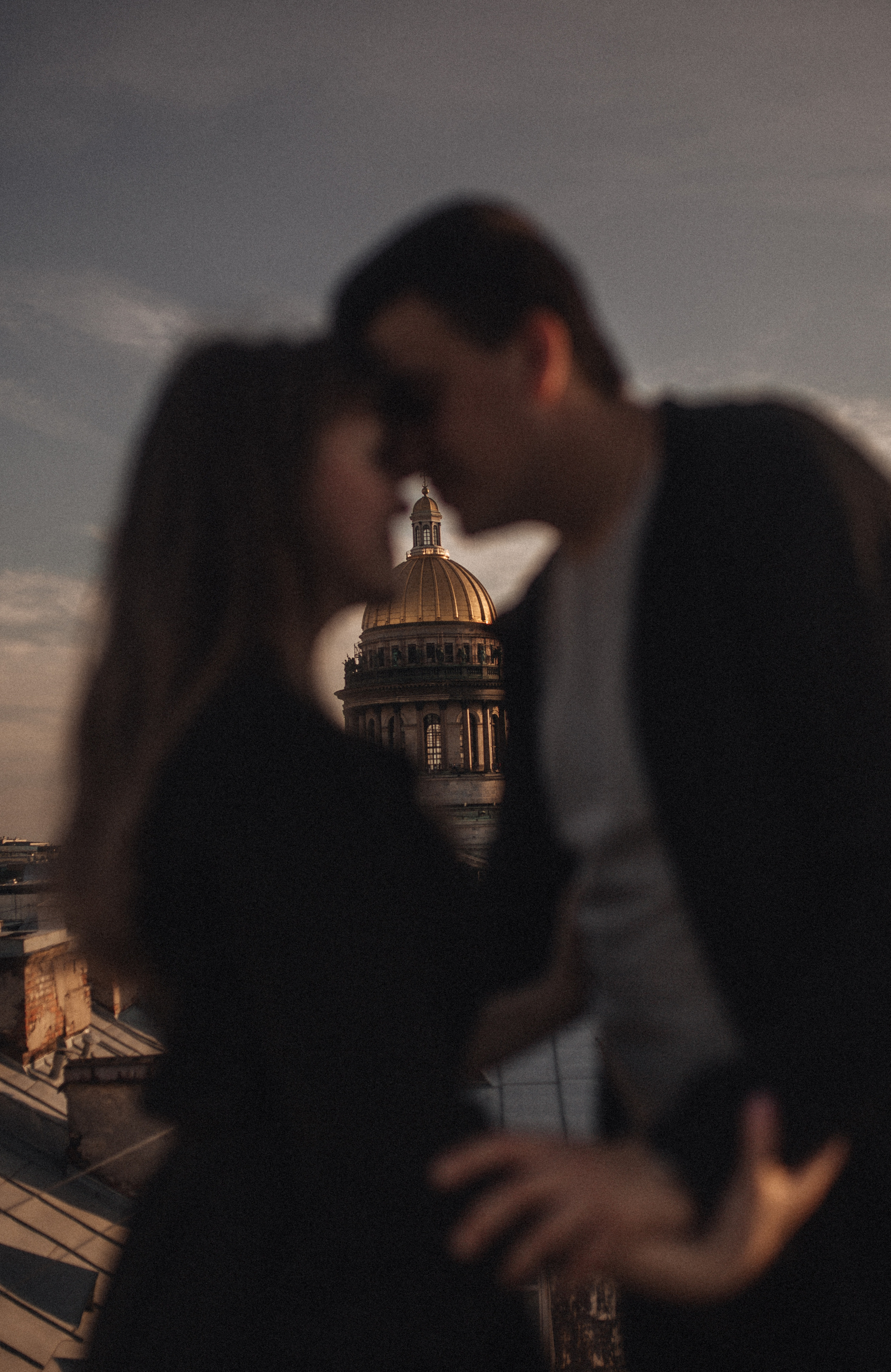 Закат на крыше. Фотограф в Санкт Петербурге Лара Великова