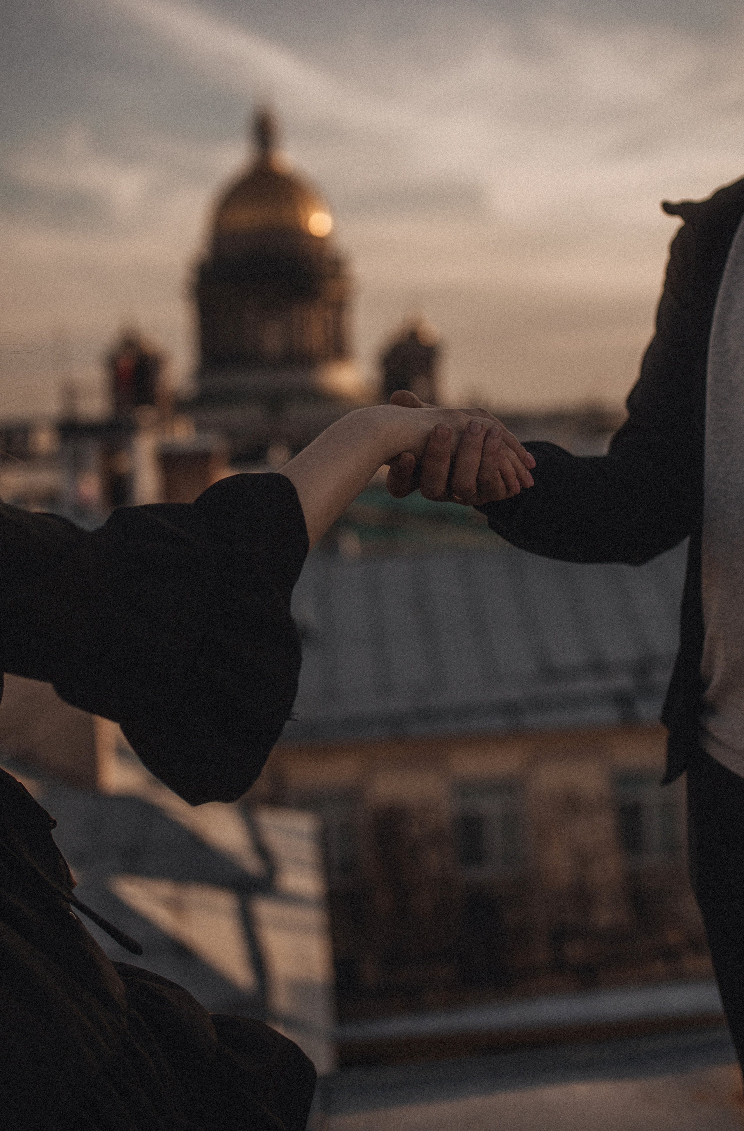 Закат на крыше. Фотограф в Санкт Петербурге Лара Великова