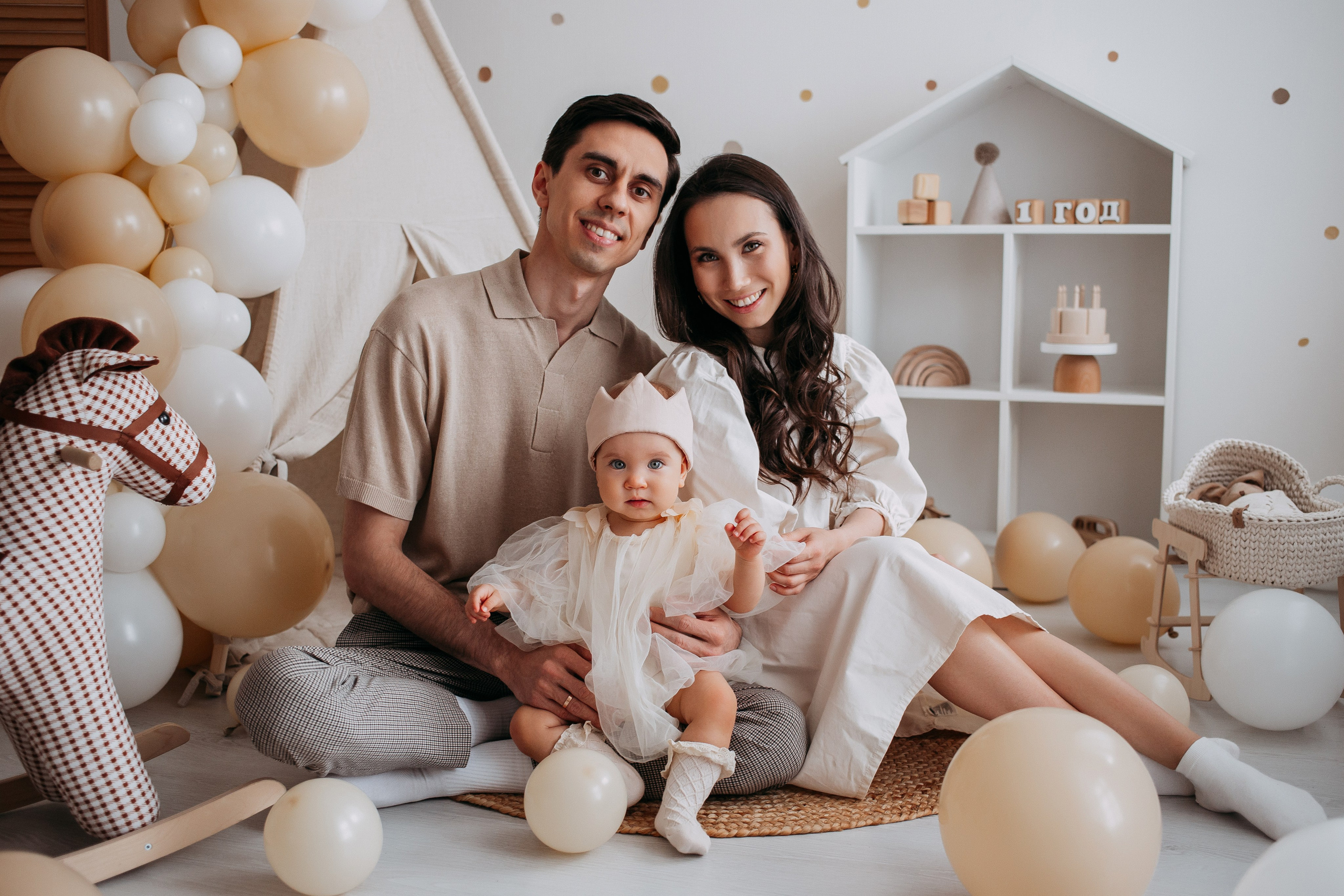 Мирочке 1 годик. Фотограф в Санкт-Петербурге Гарипова Валерия