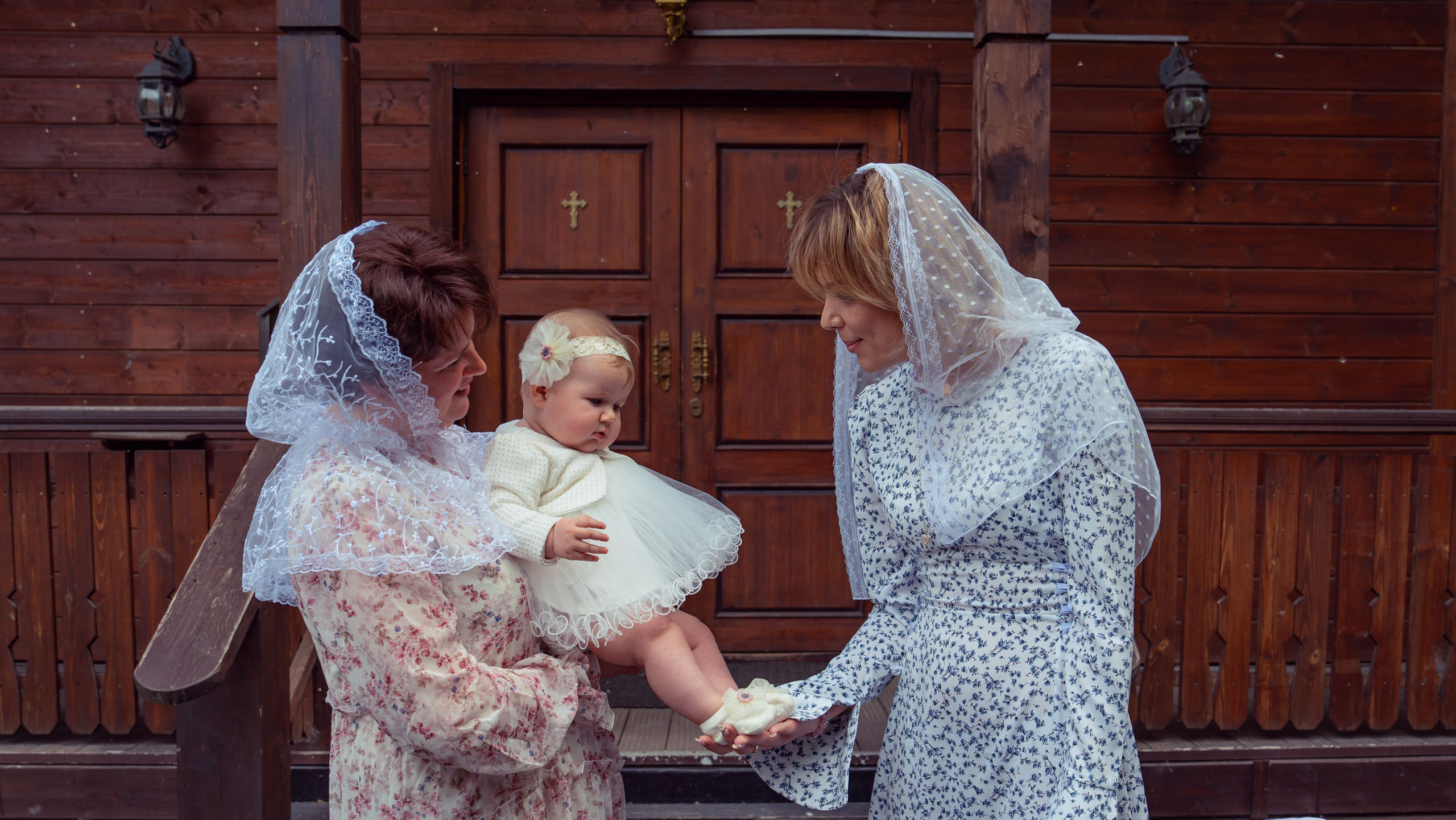 Таинство Крещения Евгении. Крамер Юлиана детский и семейный фотограф