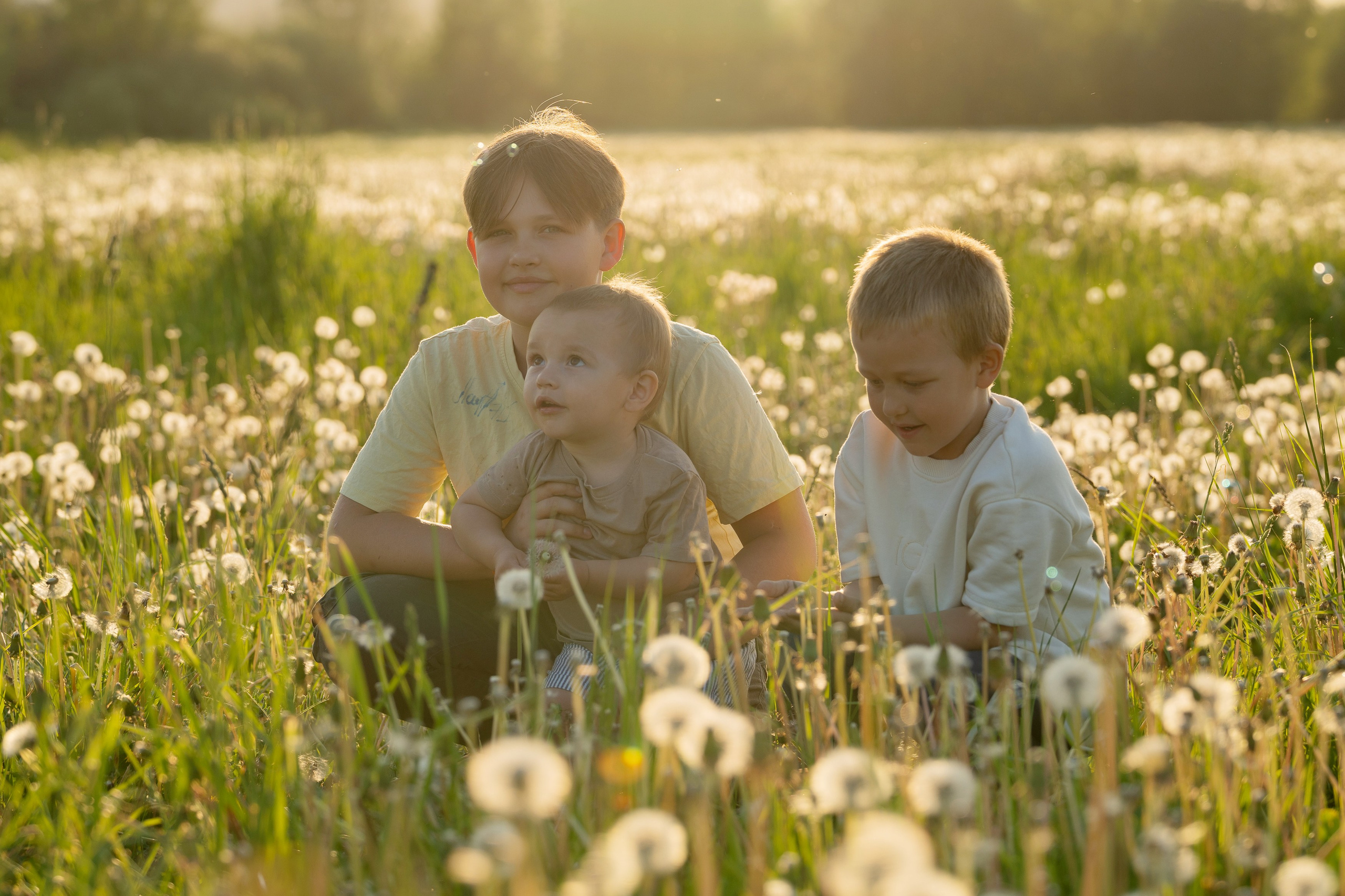 Семейная фотосессия на природе. Портретный фотограф Олеся Владимирова в Москве