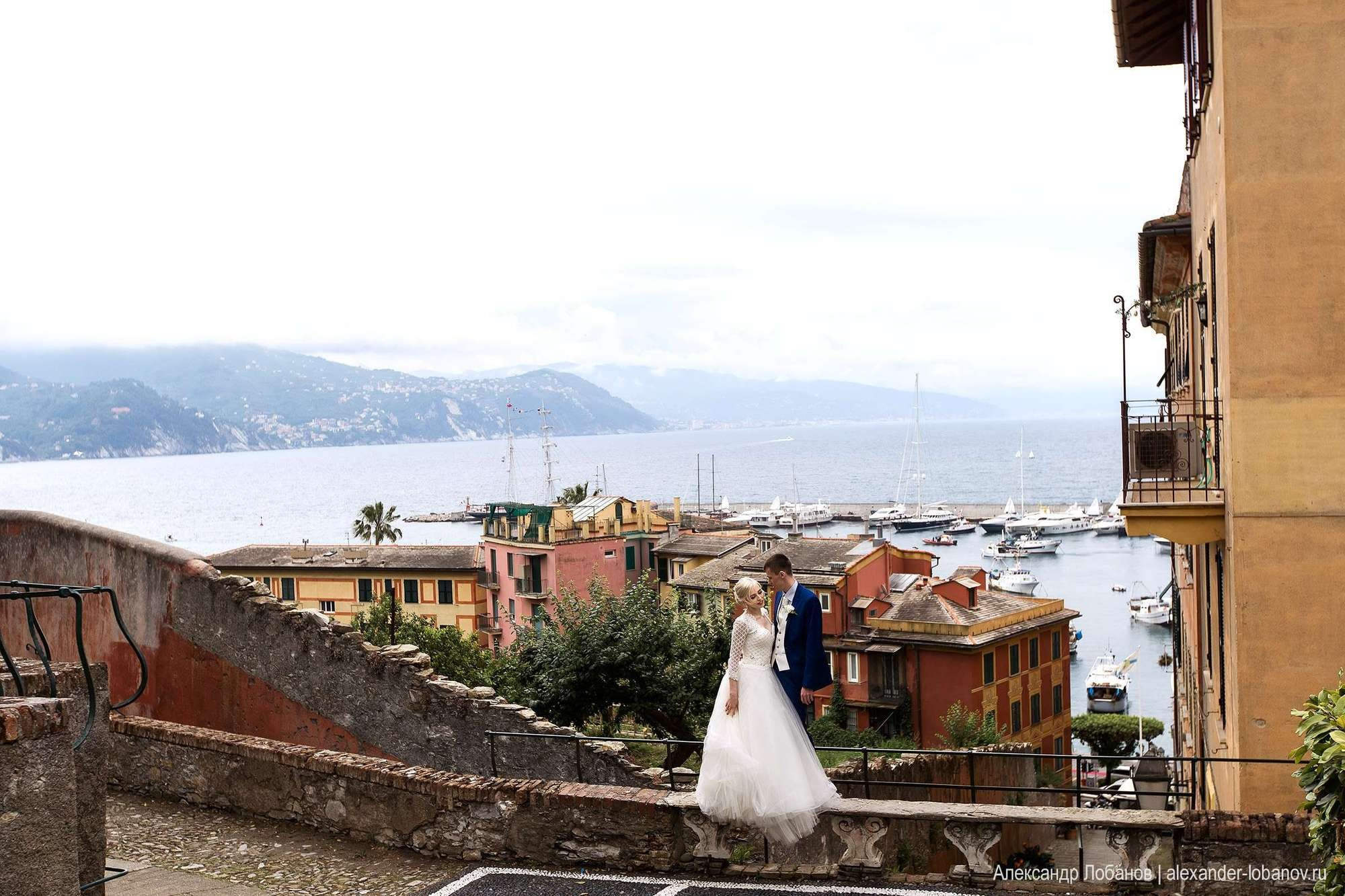Свадьба Олега и Виктории в Портофино, Италия