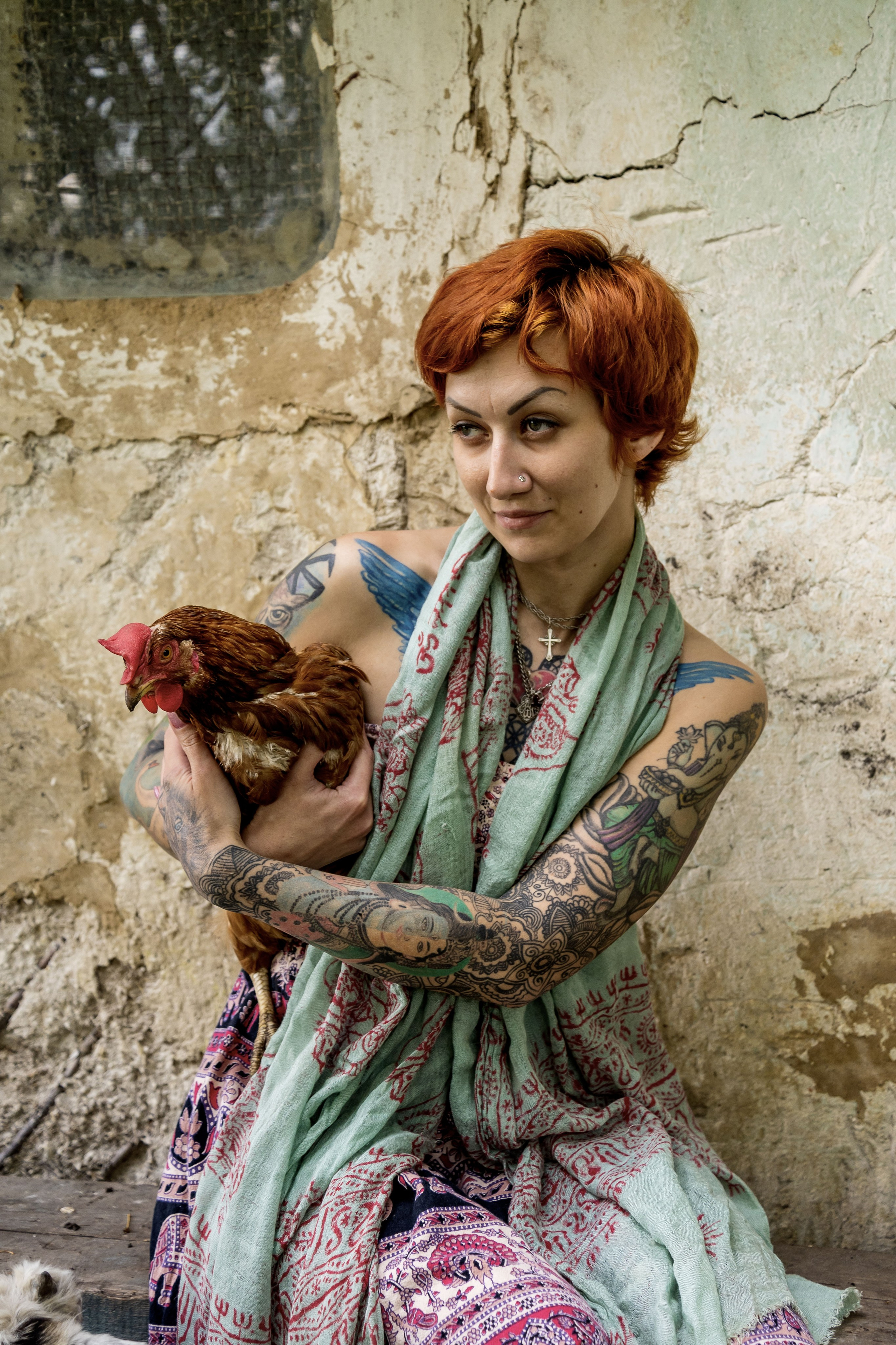 Девушка с козлятами. Bazarkom-photo.ru Фотограф Виктор Оськин в Старом Осколе