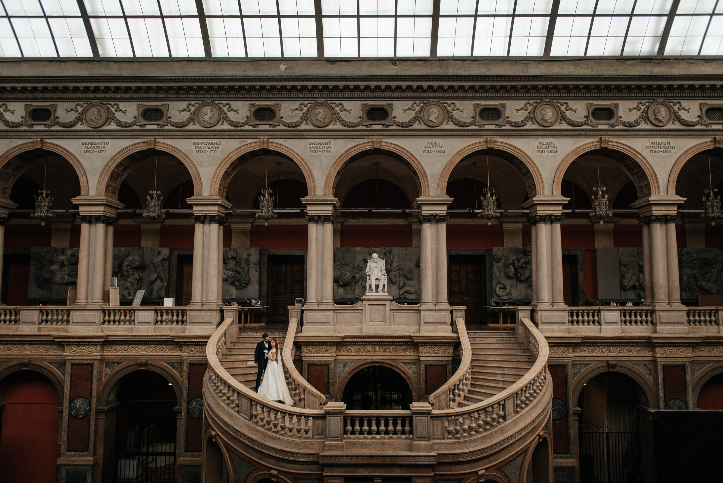 свадебная фотосессия в академии Штиглица
