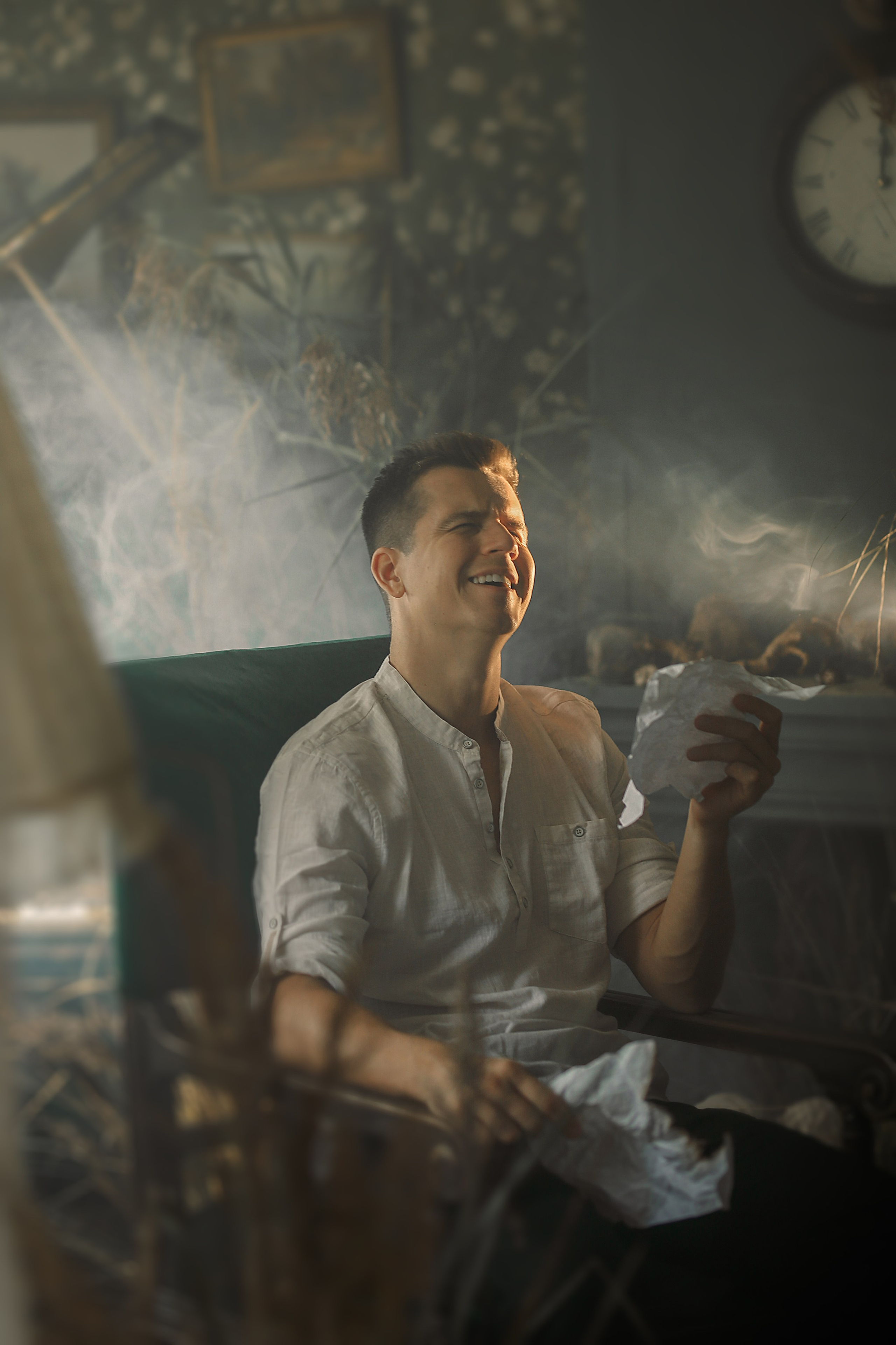 Писатель в Drozd House. Фотограф Анастасия Залевская