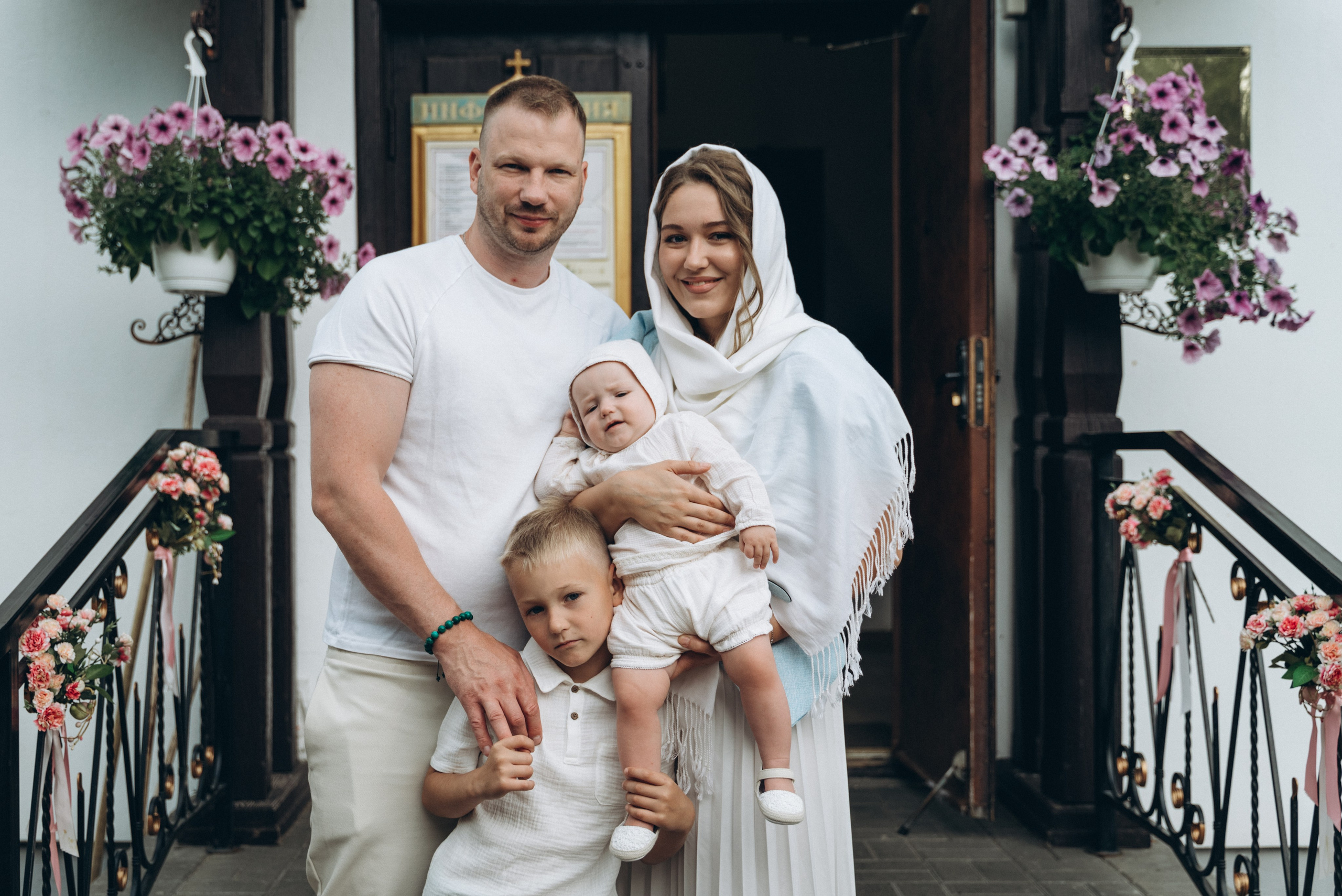 Крещение Есении. Семейный фотограф в Минске Дарья Дреко