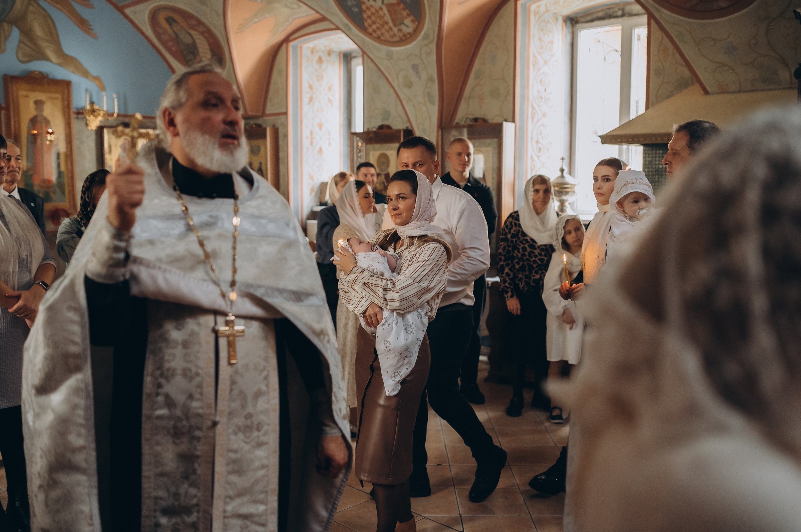 Крещение Вероники. Семейный фотограф Карпова Анна