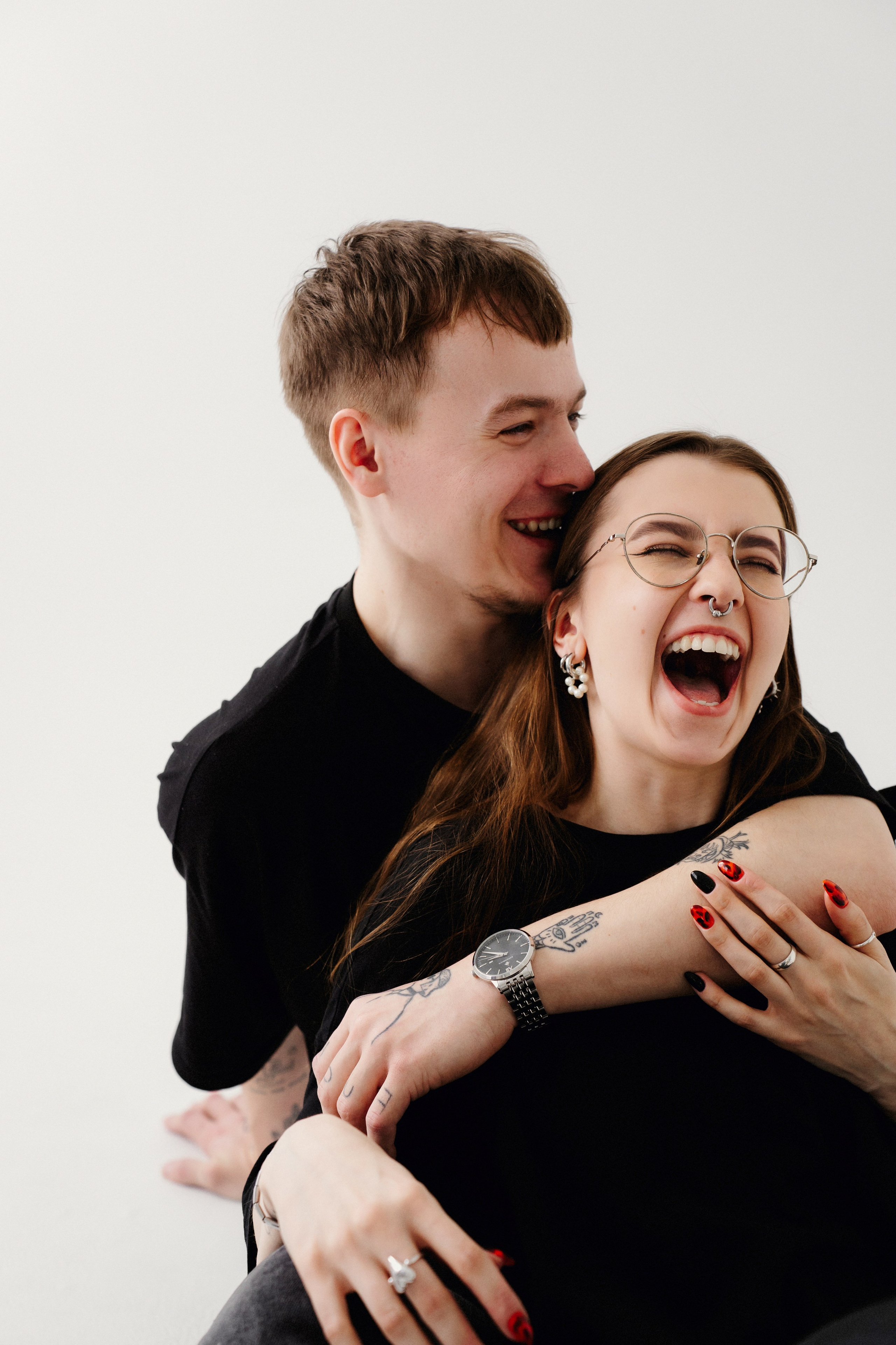 Лера и Леша. Студийная съемка. Яна Орехова. Фотограф в Томске