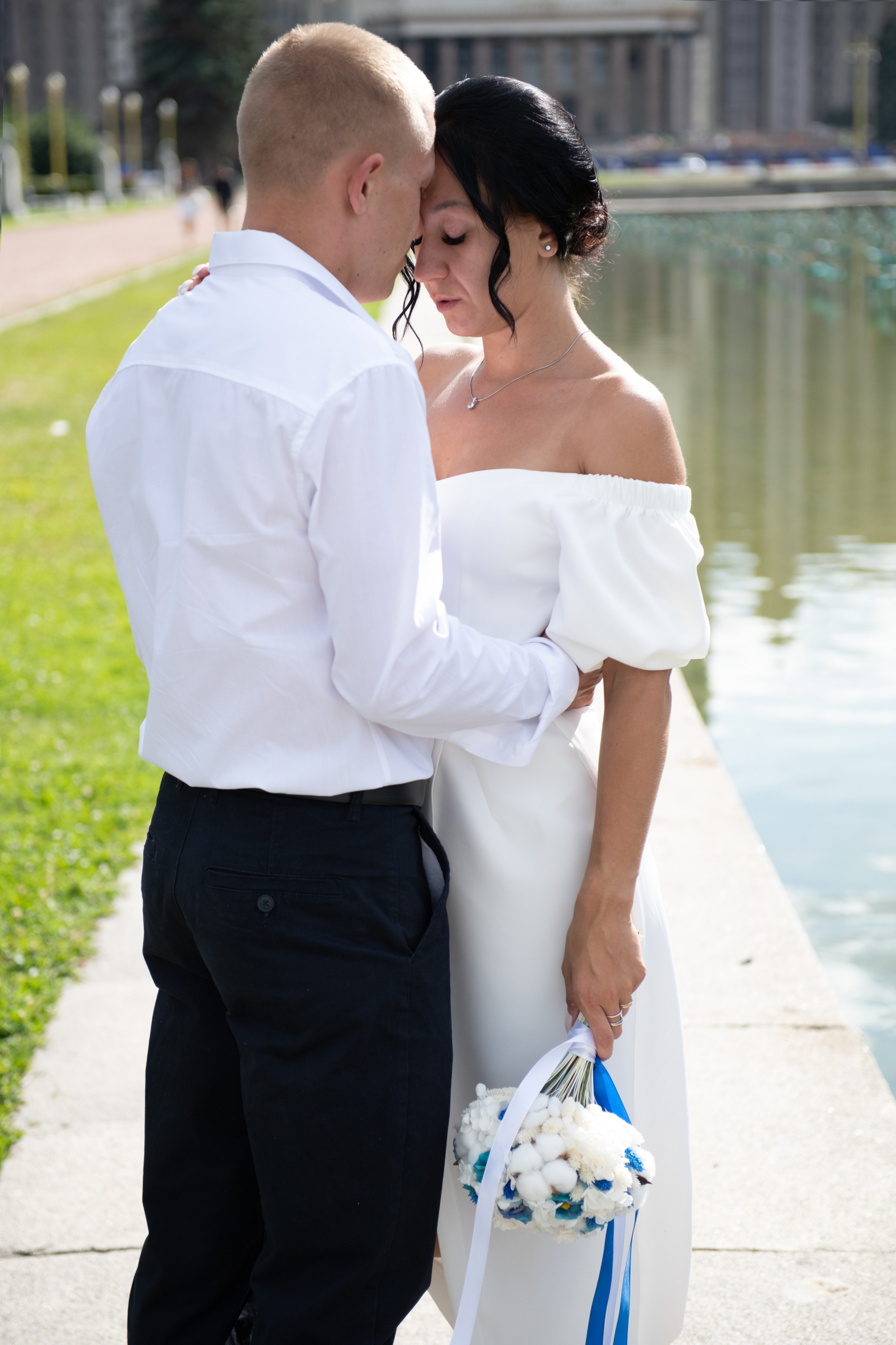 Анастасия и Дмитрий. Воробьёвы горы. Свадебный и портретный фотограф в Москве Галина Борисова