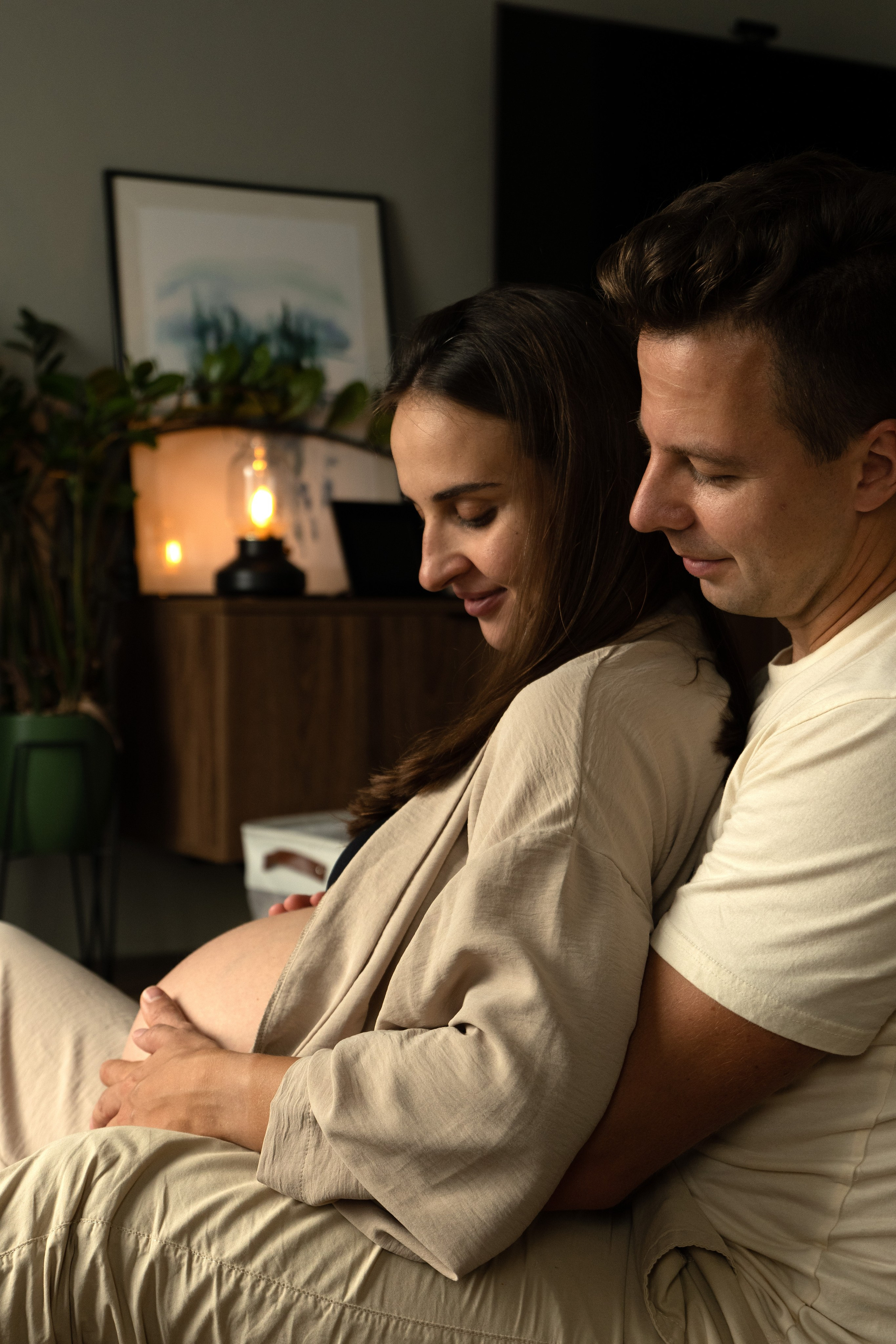 Домашняя фотосессия «В ожидании». Фотограф видеограф Ольга Василевская