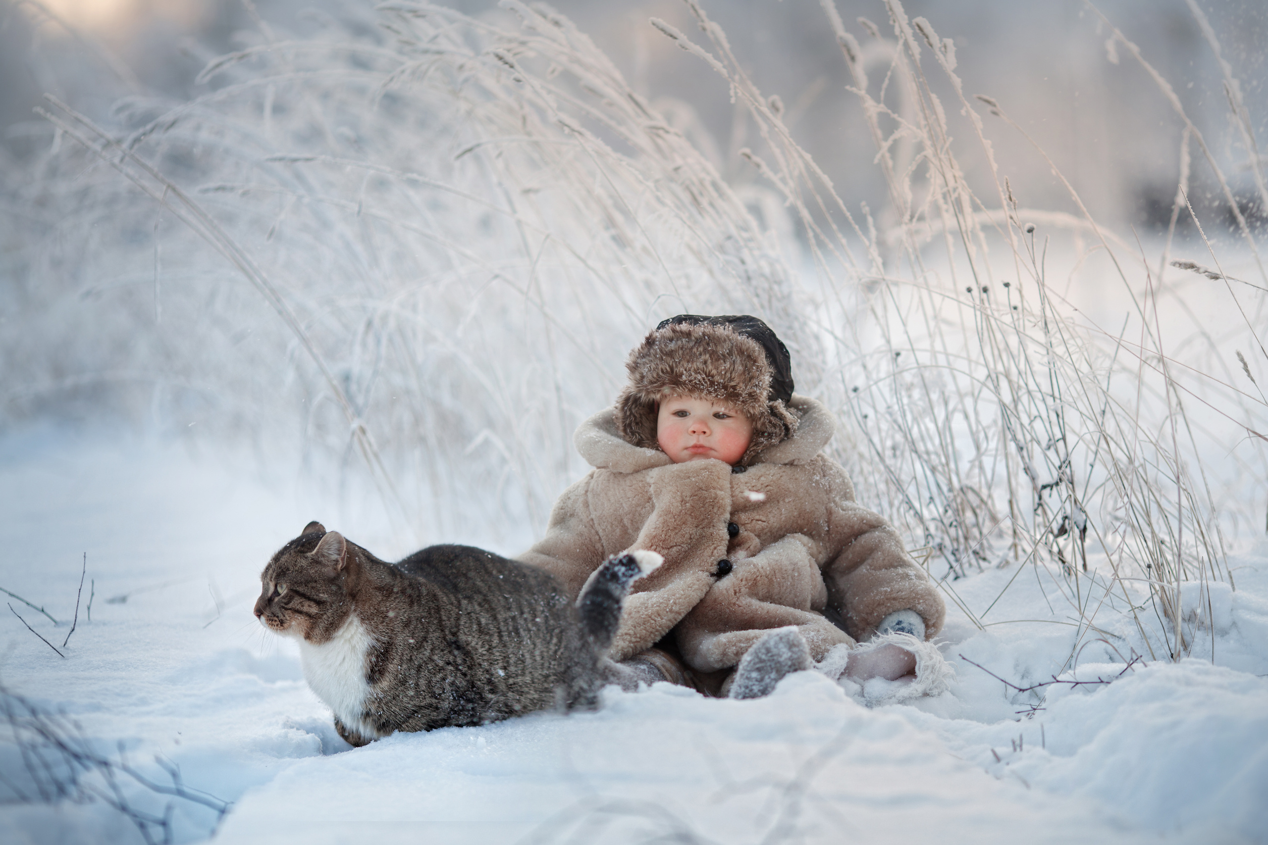 Фотосессия в деревне зимой. Детский и семейный фотограф Муксимова Ирина