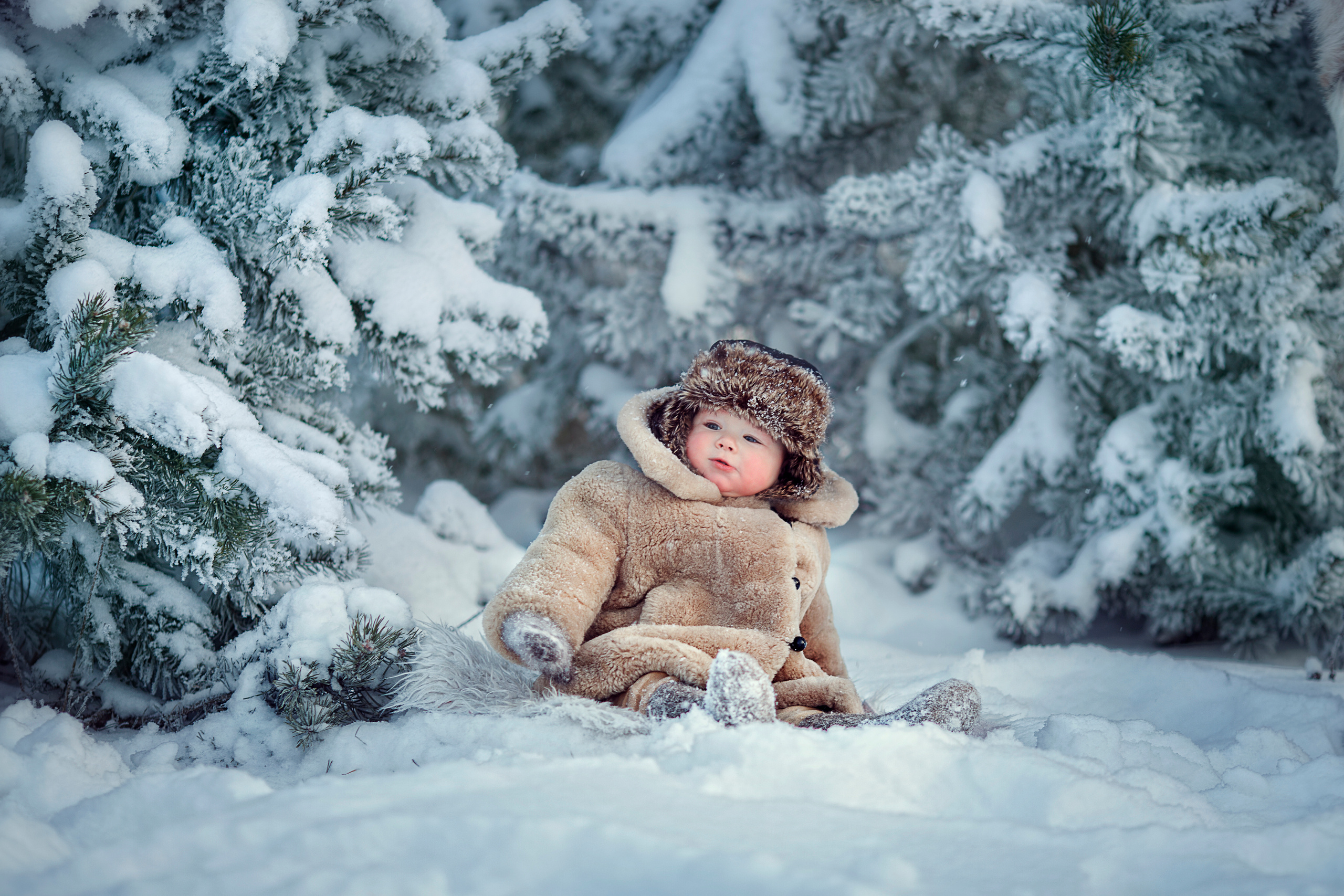Фотосессия в деревне зимой. Детский и семейный фотограф Муксимова Ирина