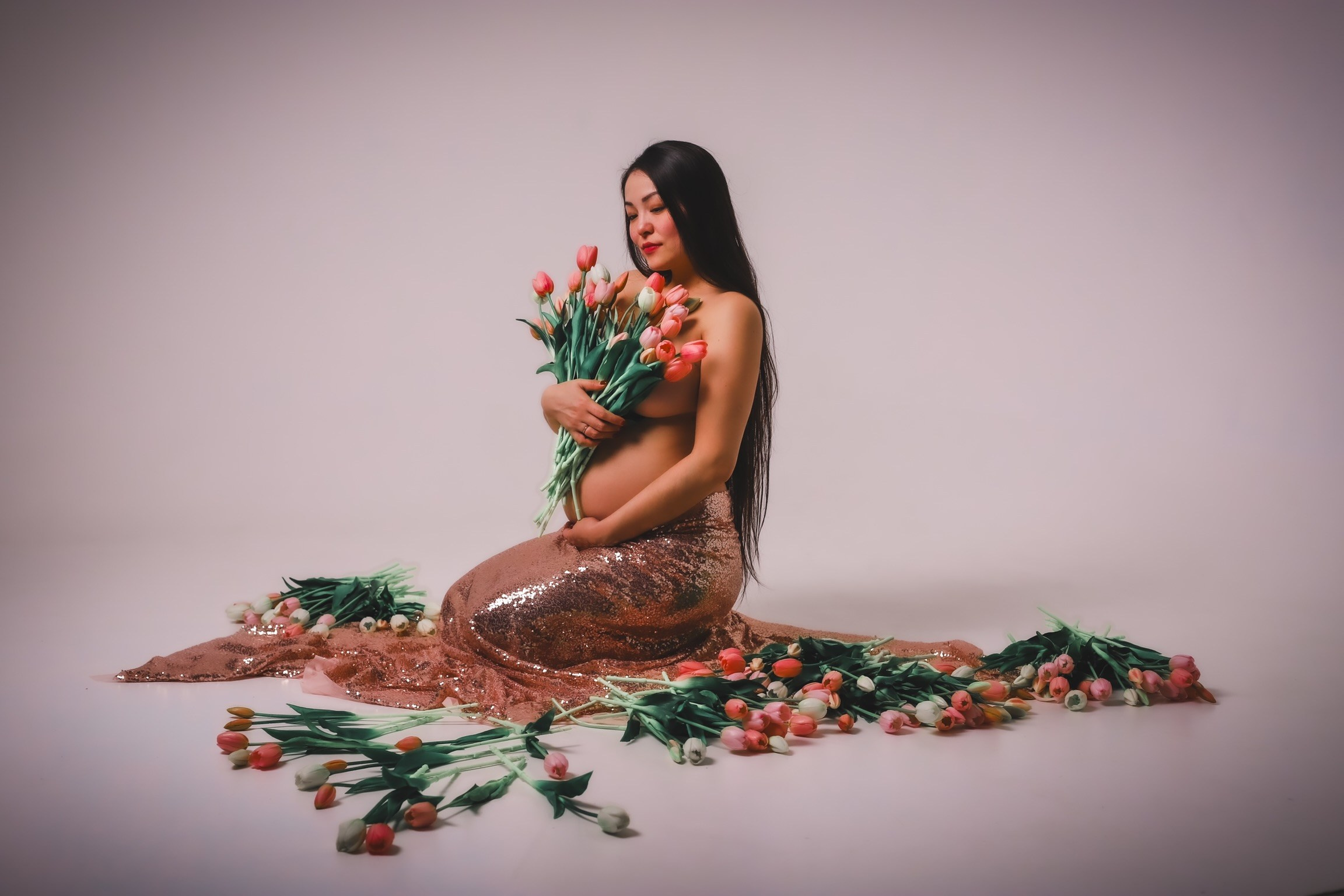 Беременность Алии. Фотограф беременности и семейных историй Эльвира Акарибе в городе Краснодар!