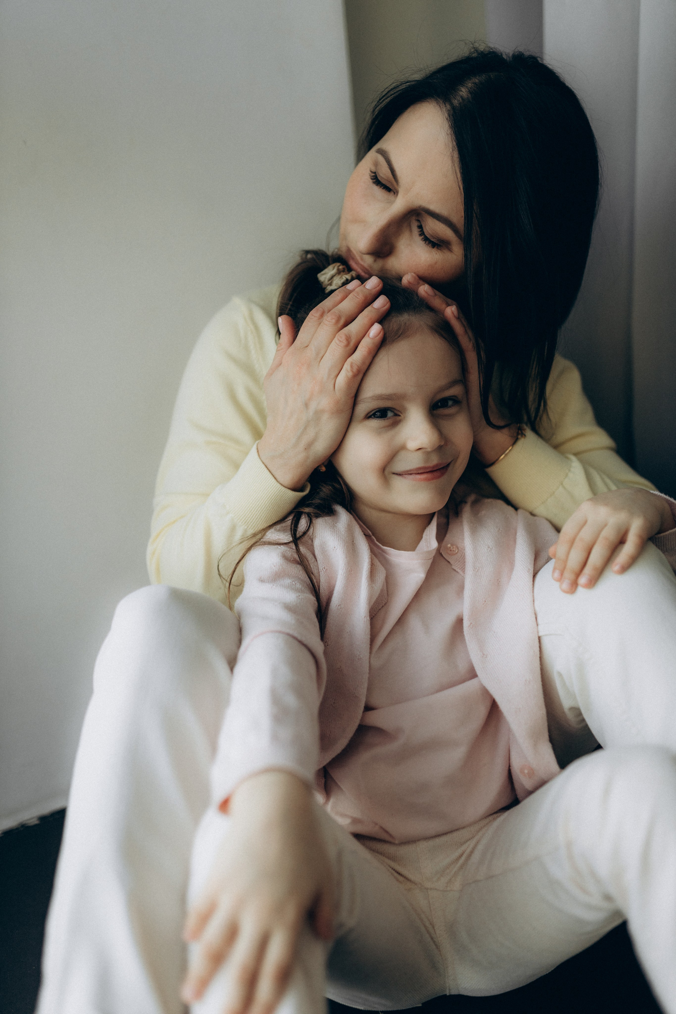 Семейная съёмка на циклораме. Фотограф НОГИНСК, Москва, Анастасия Белая