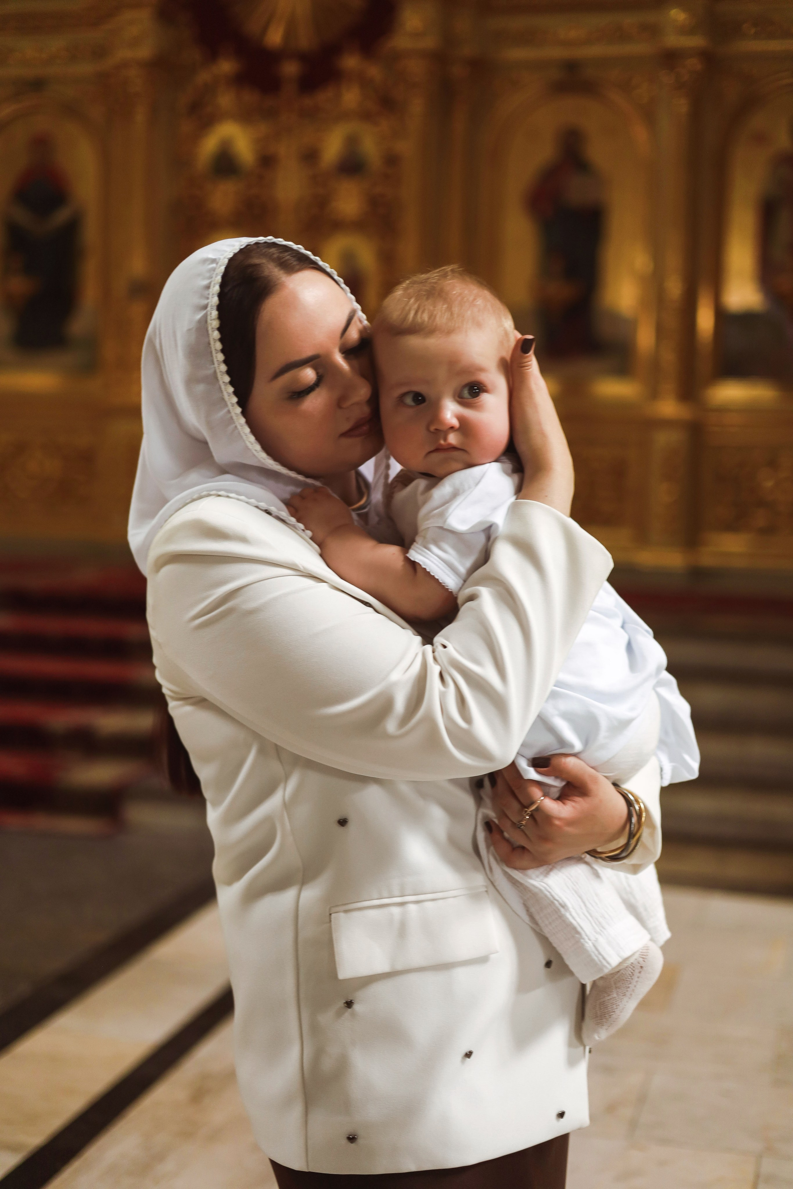 Таинство крещения. Фотограф новорожденных Саратов