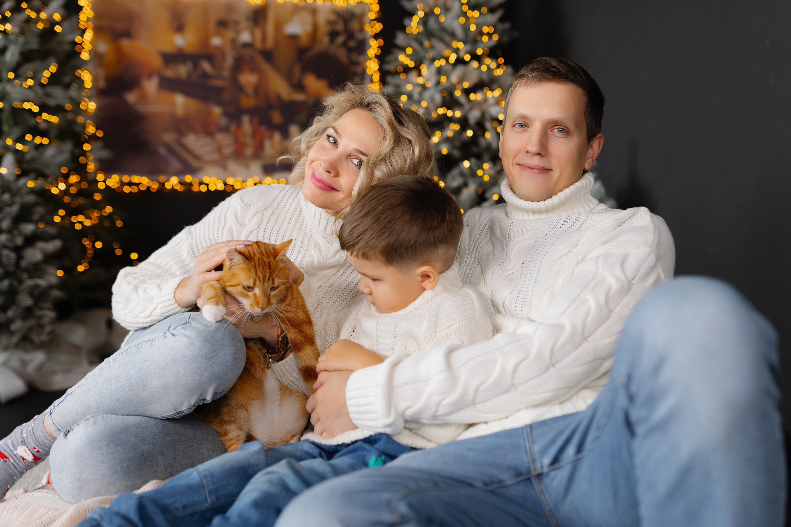 Семейная новогодняя съемка. Свадебный фотограф в Минске/Беларуси Сергей Спиридонов
