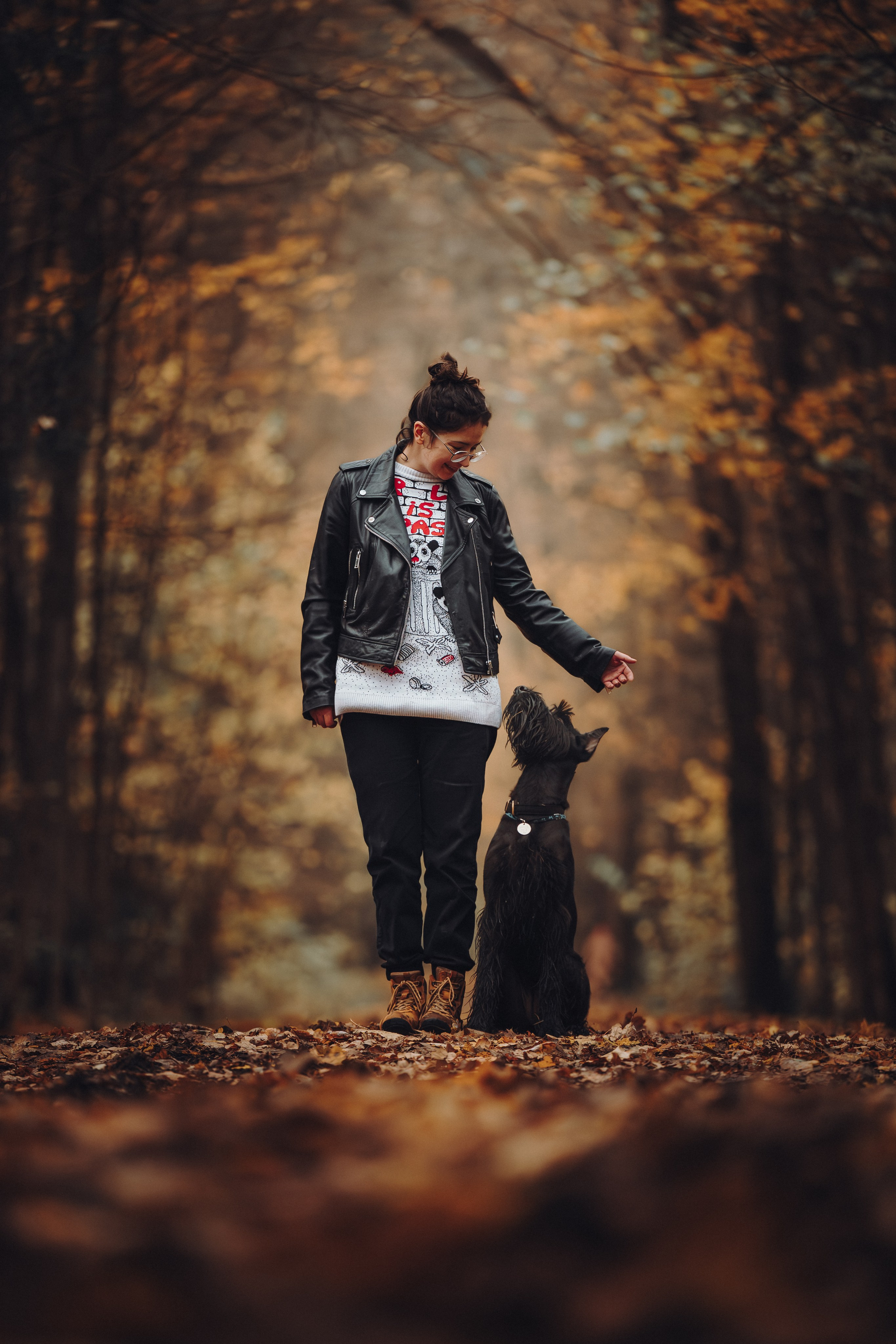 Даша и Умбра. Семейный фотограф анималист Ананьева Мария — Москва