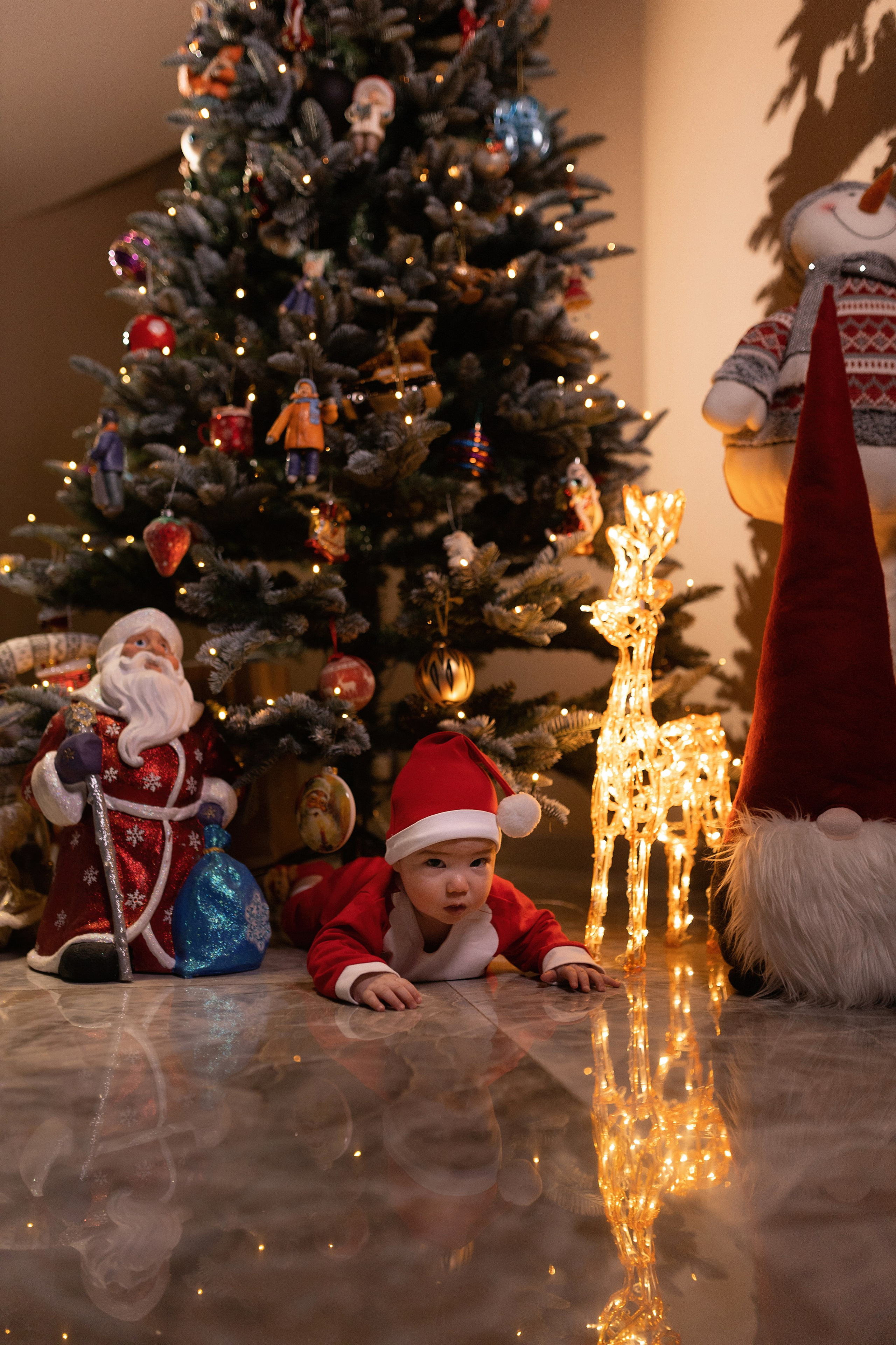 Первый Новый год Демьяна. Семейный фотограф в Москве и Балашихе Гайдарова Лена