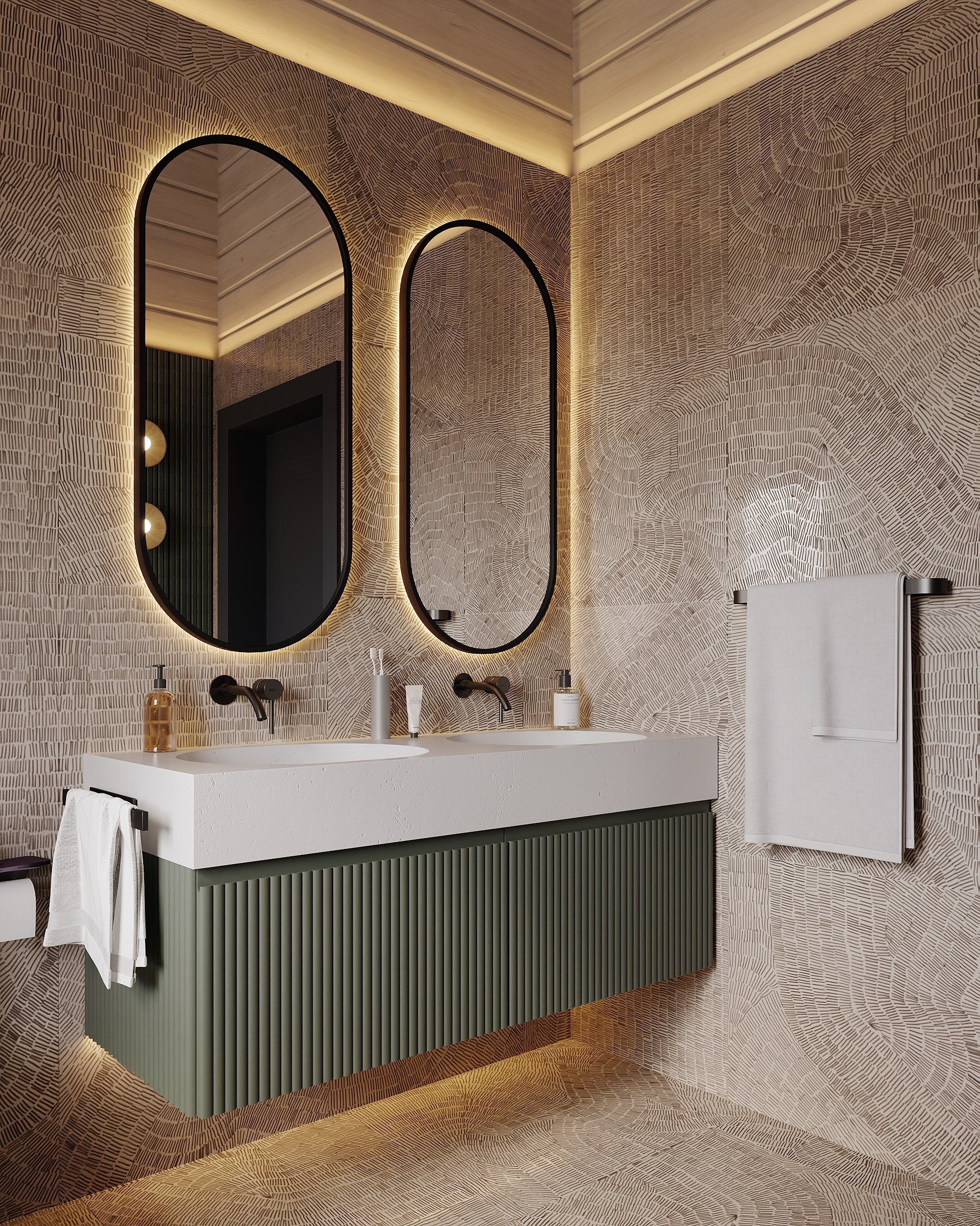 Коттедж в посёлке Истра Кантри Клаб. 3D визуализатор в Москве Сердюк Владислав