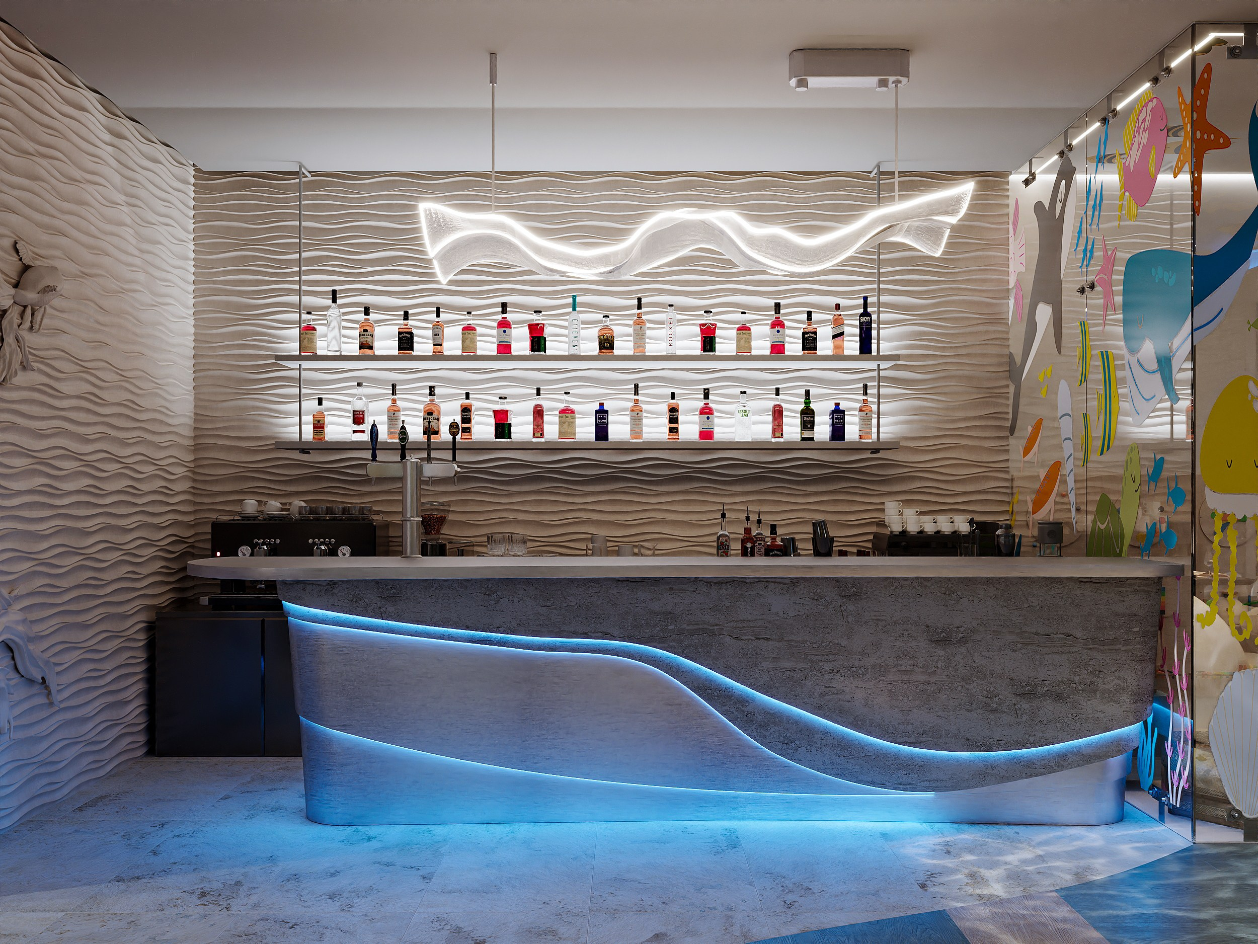 Ресторан морепродуктов. 3D визуализатор в Москве Сердюк Владислав