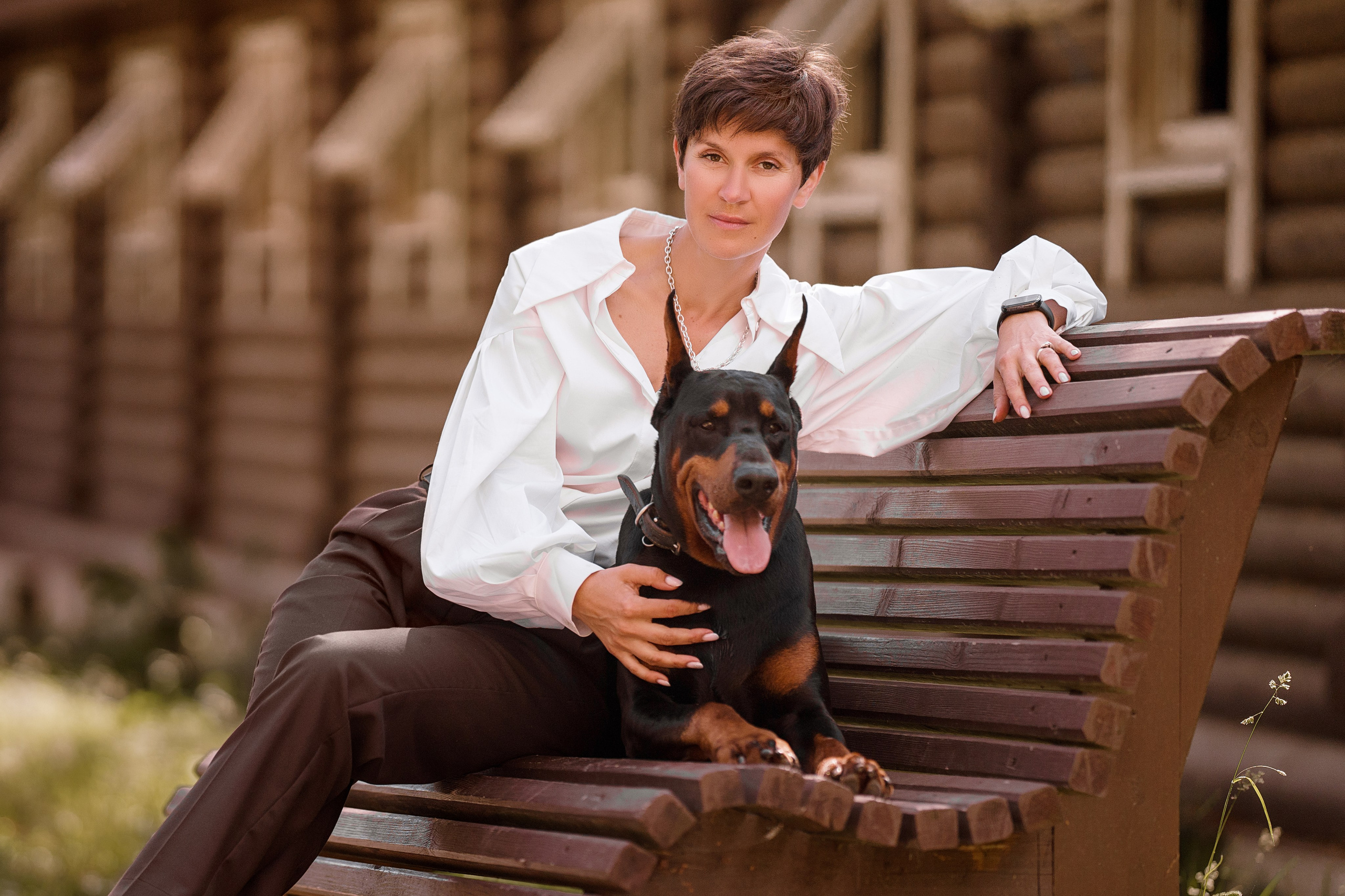 Ольга, Ченсвей и Урсус. Фотограф в Архангельске Артемьева Катерина