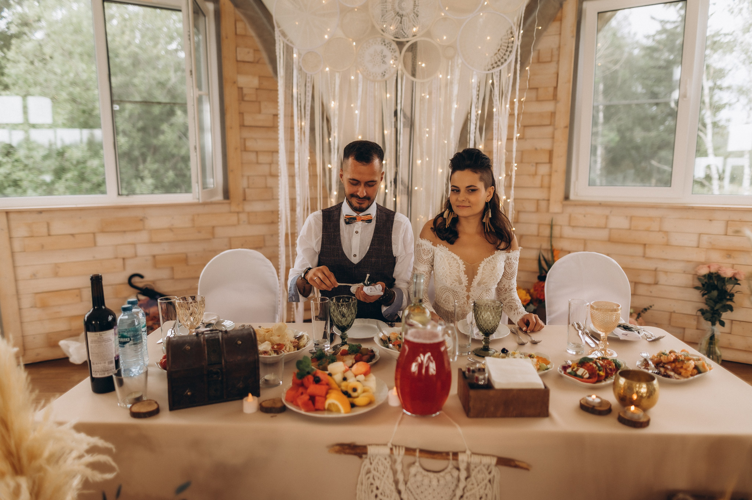 Свадьба в стиле Бохо (банкет). Фотограф ПИТЕР СПБ Надежда Баранова