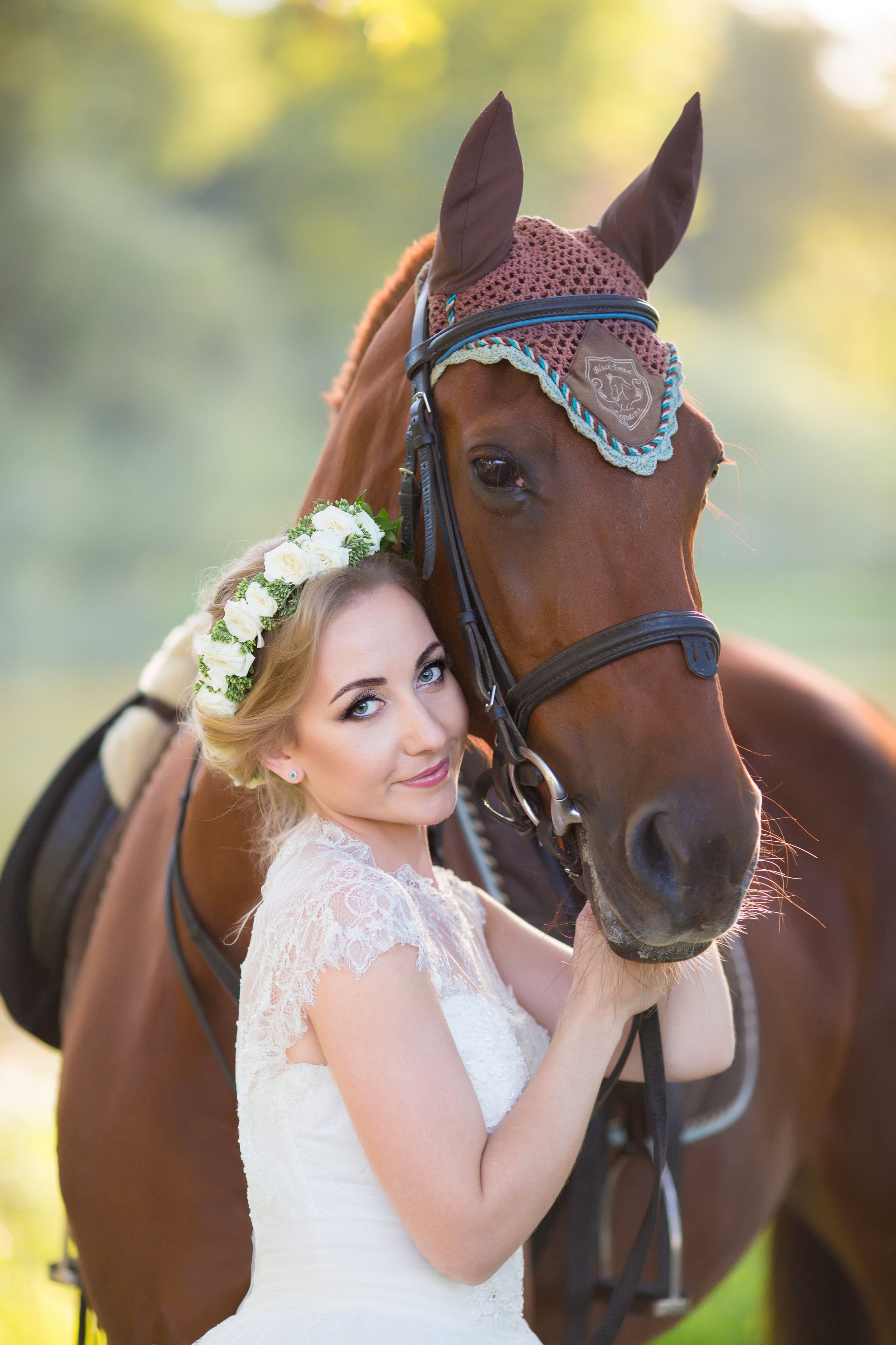 Свадебная фотосессия с лошадью. Фотограф Москва I Чехов Вероника Долинская
