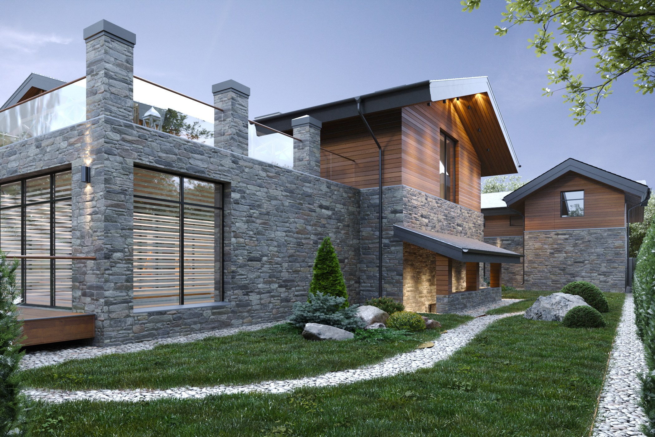 Проект дома в стиле Шале Казань. Архитектор-дизайнер в Казани