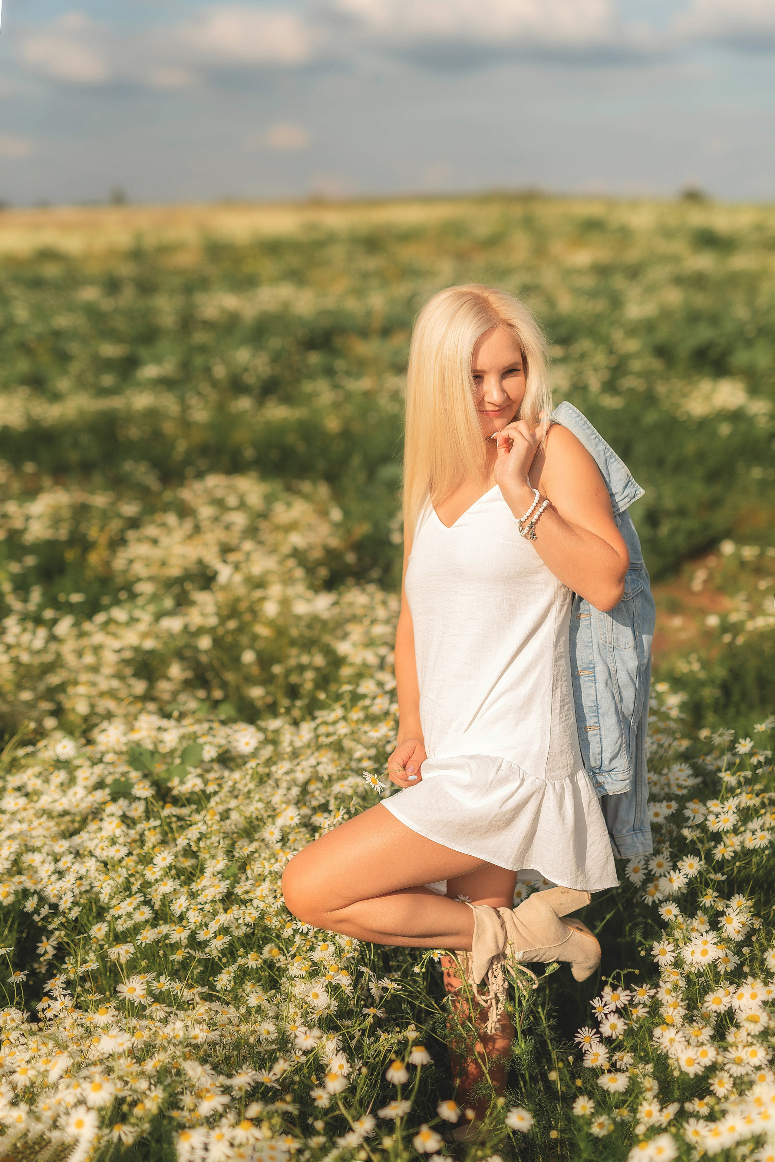 Фотосессия в поле с ромашками. Семейный, детский фотограф в Воронеже Анна Никитина