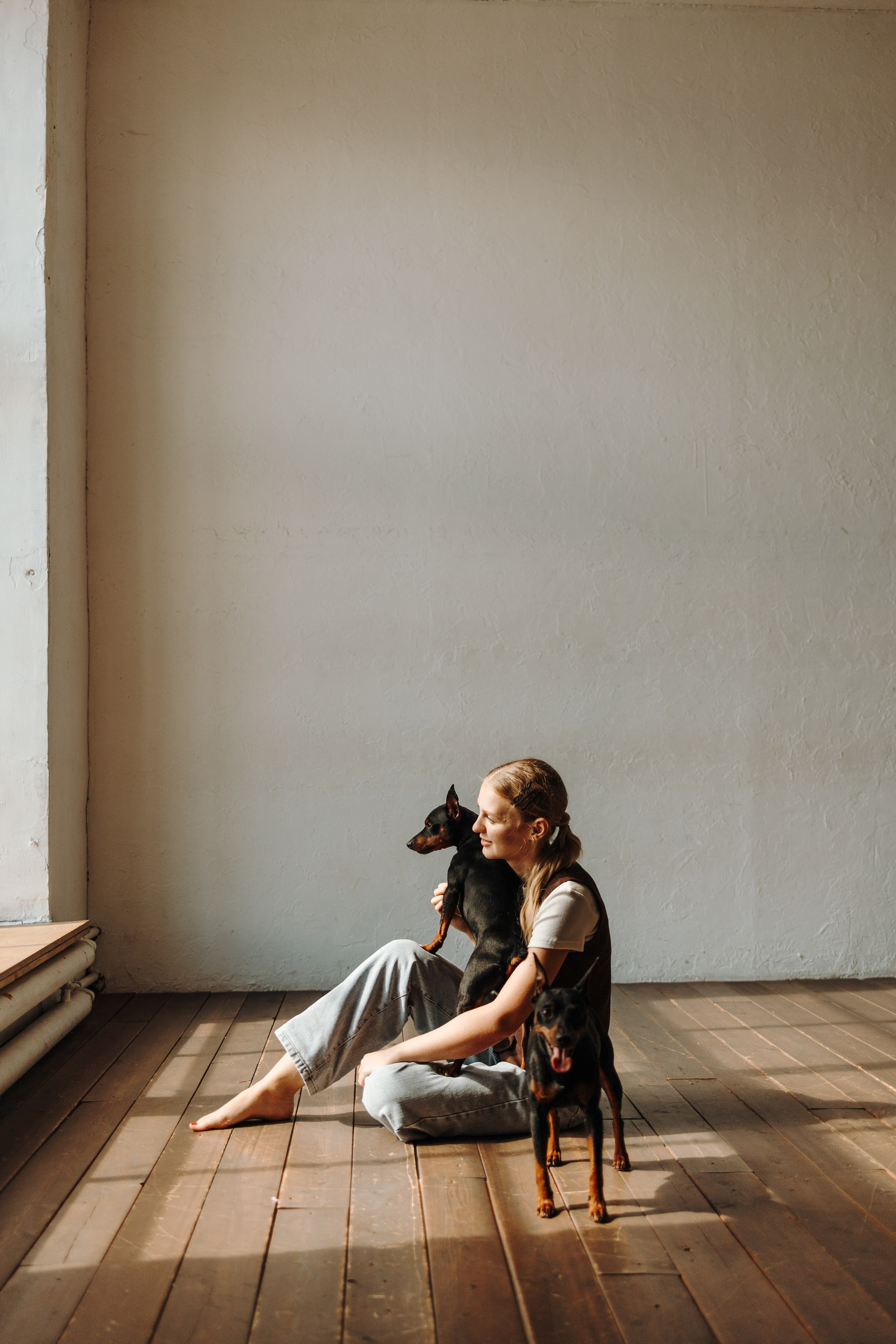 Катя и ее мальчики. Фотограф — Анималист | Санкт-Петербург