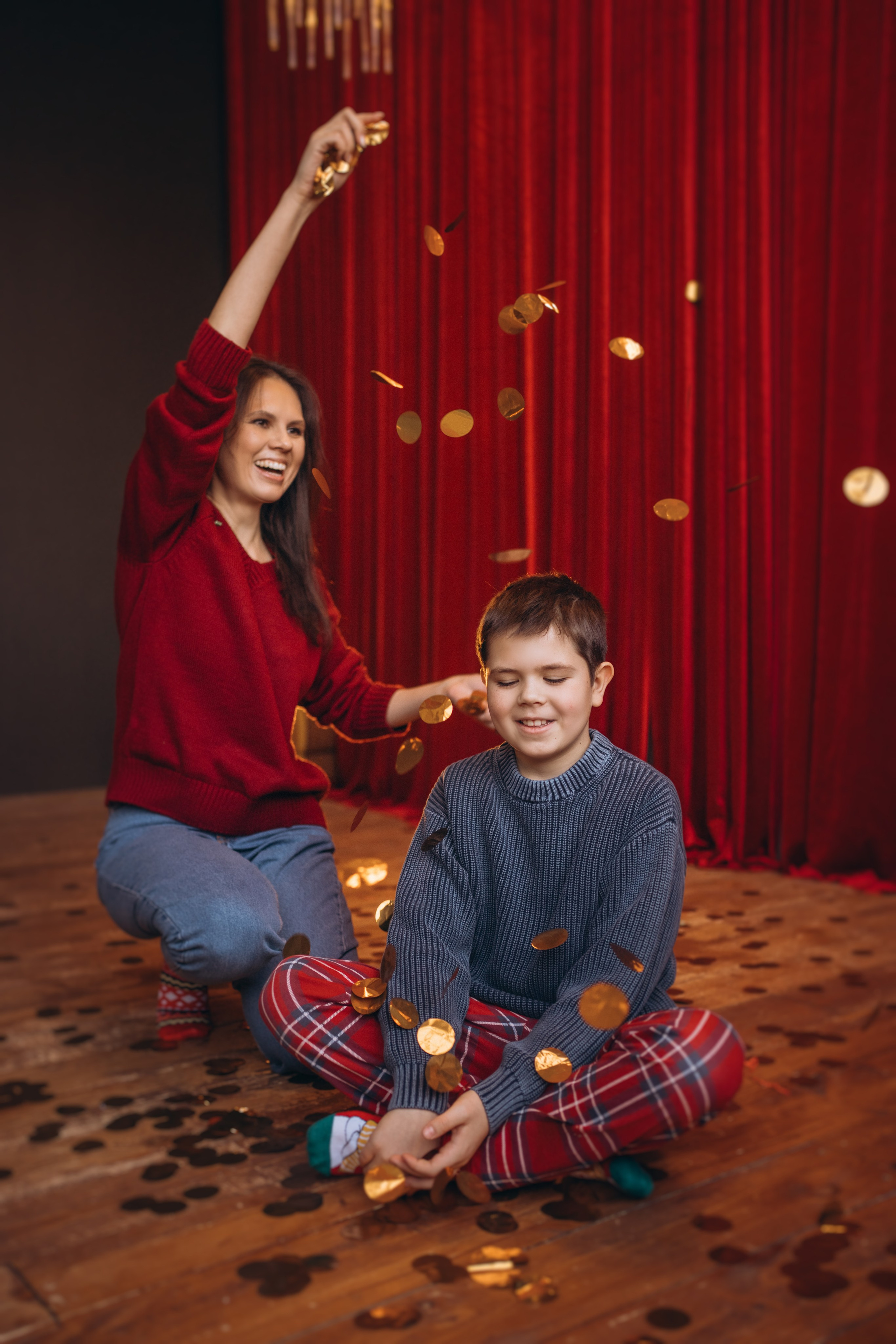 Новогодняя история. Семейный фотограф, фотосессия беременности в Новосибирске Кристина Киб