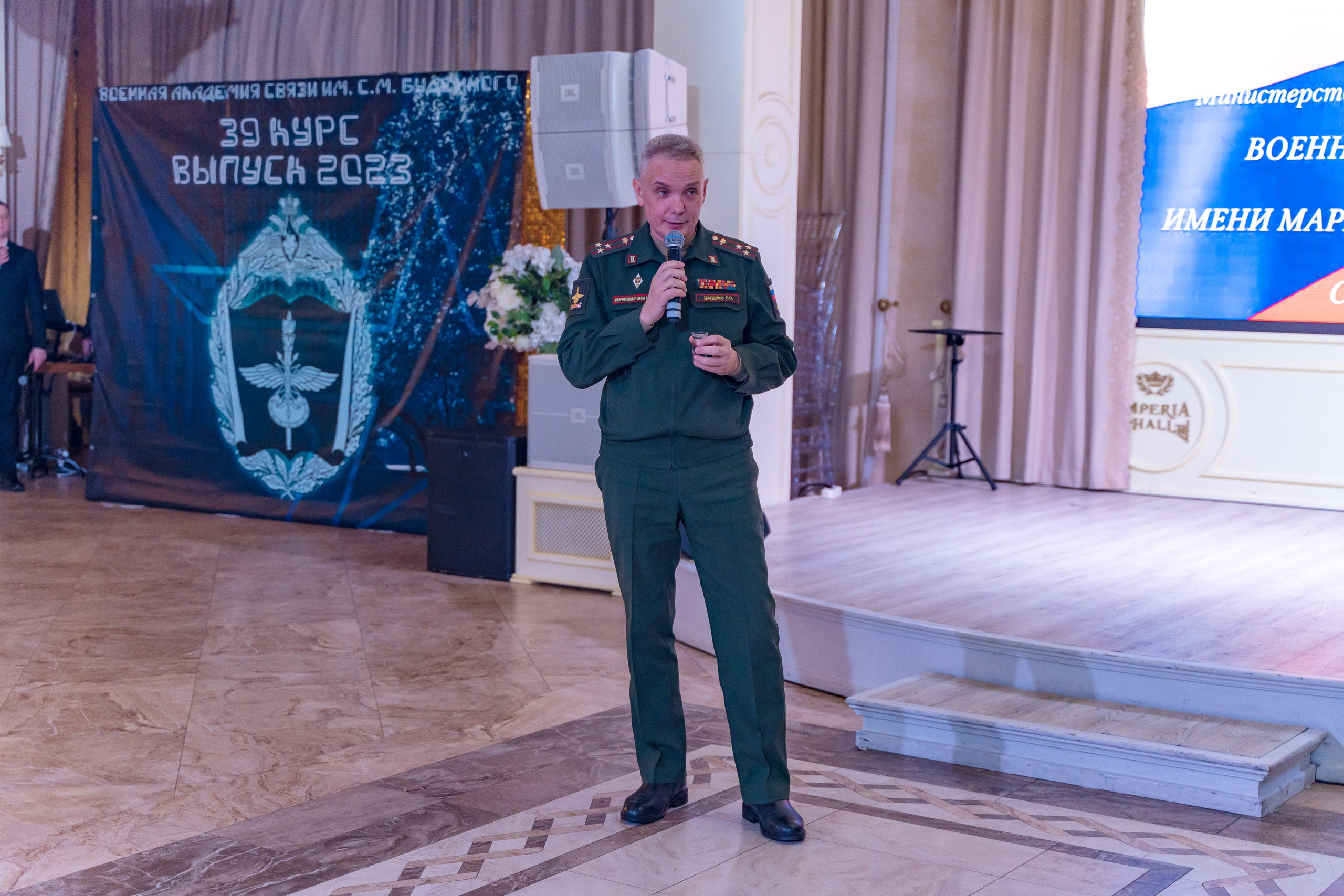 Фотосъемка выпуска военной академии и вручение дипломов