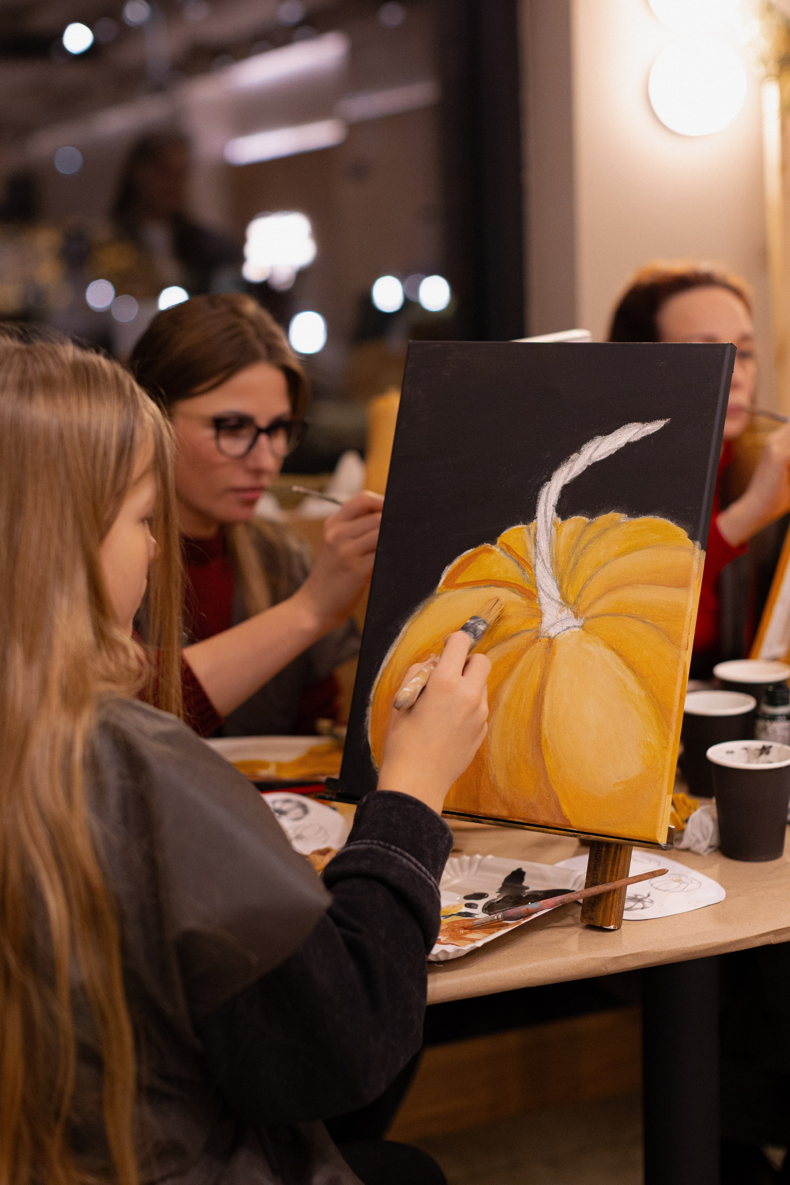 МК Тыква в кафе Здрасте. Анастасия Ракчеева Художник